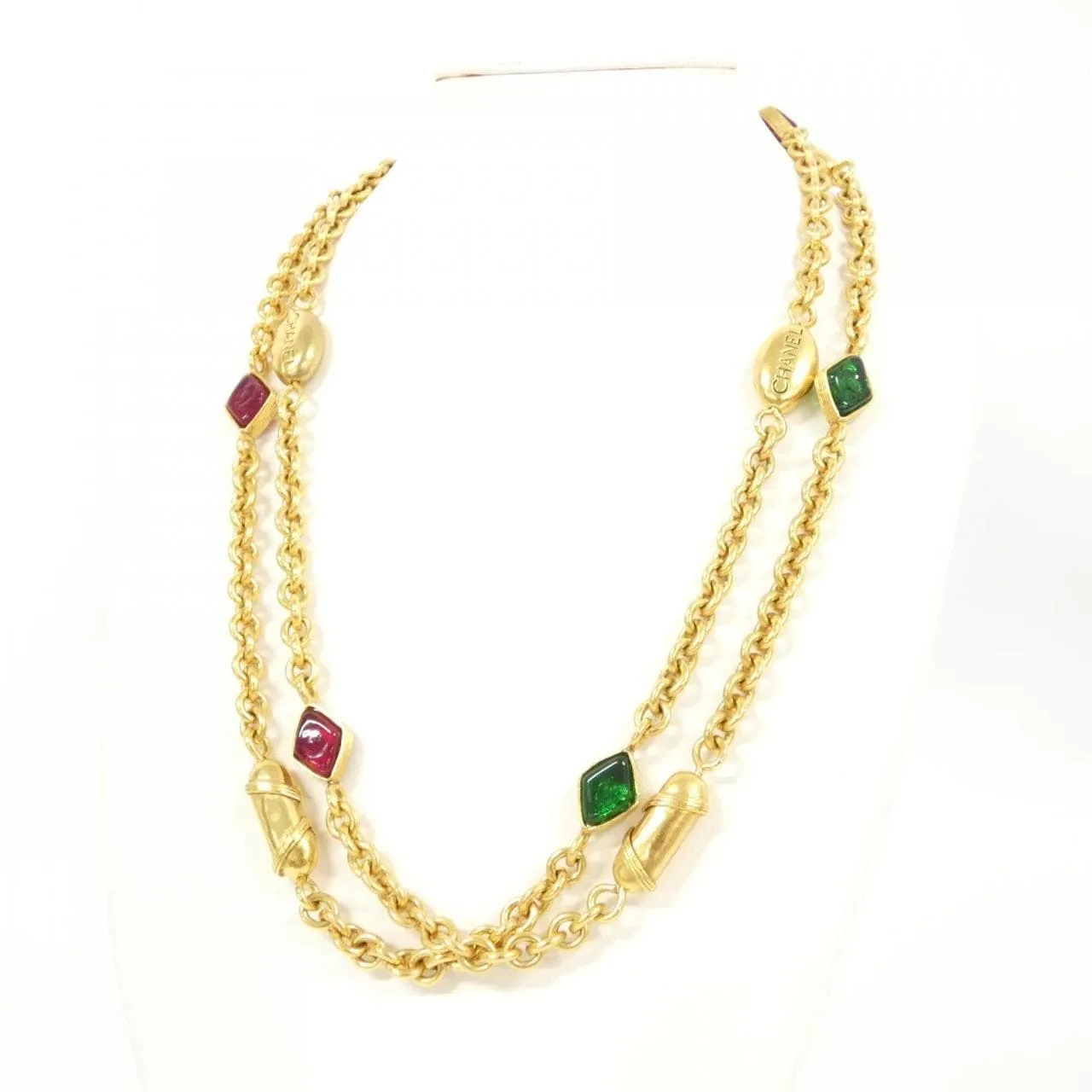 CHANEL Accessories 綠色 中古品A - 縮圖 5