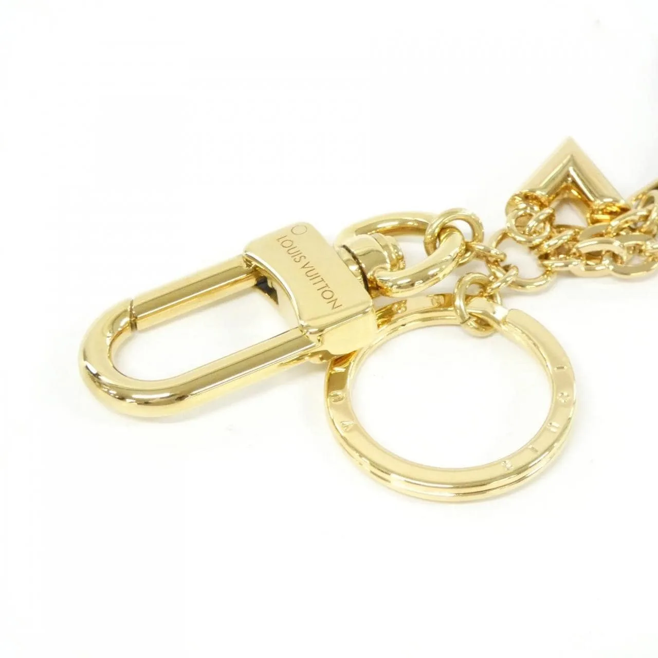 LOUIS VUITTON M63084 Key Case Monogram 藍色 Monogram 中古品A - 縮圖 4