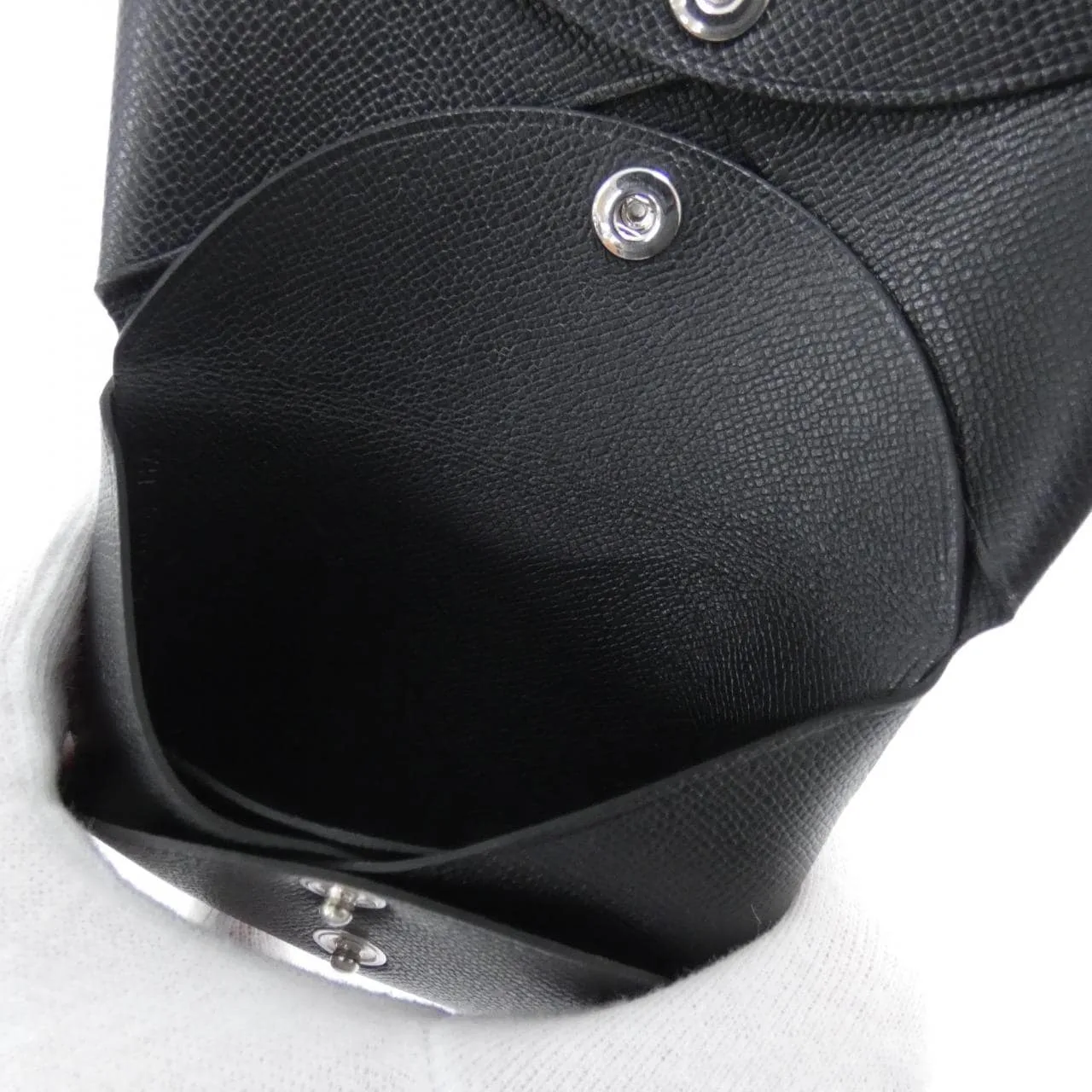 HERMES 085119CK Coin Case Black Rank A - Thumbnail 4
