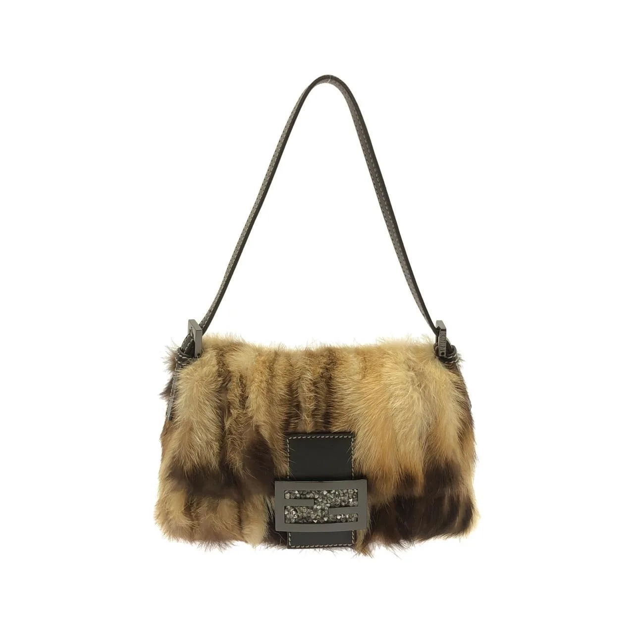 FENDI Baguette 8BR180 Shoulder Beige