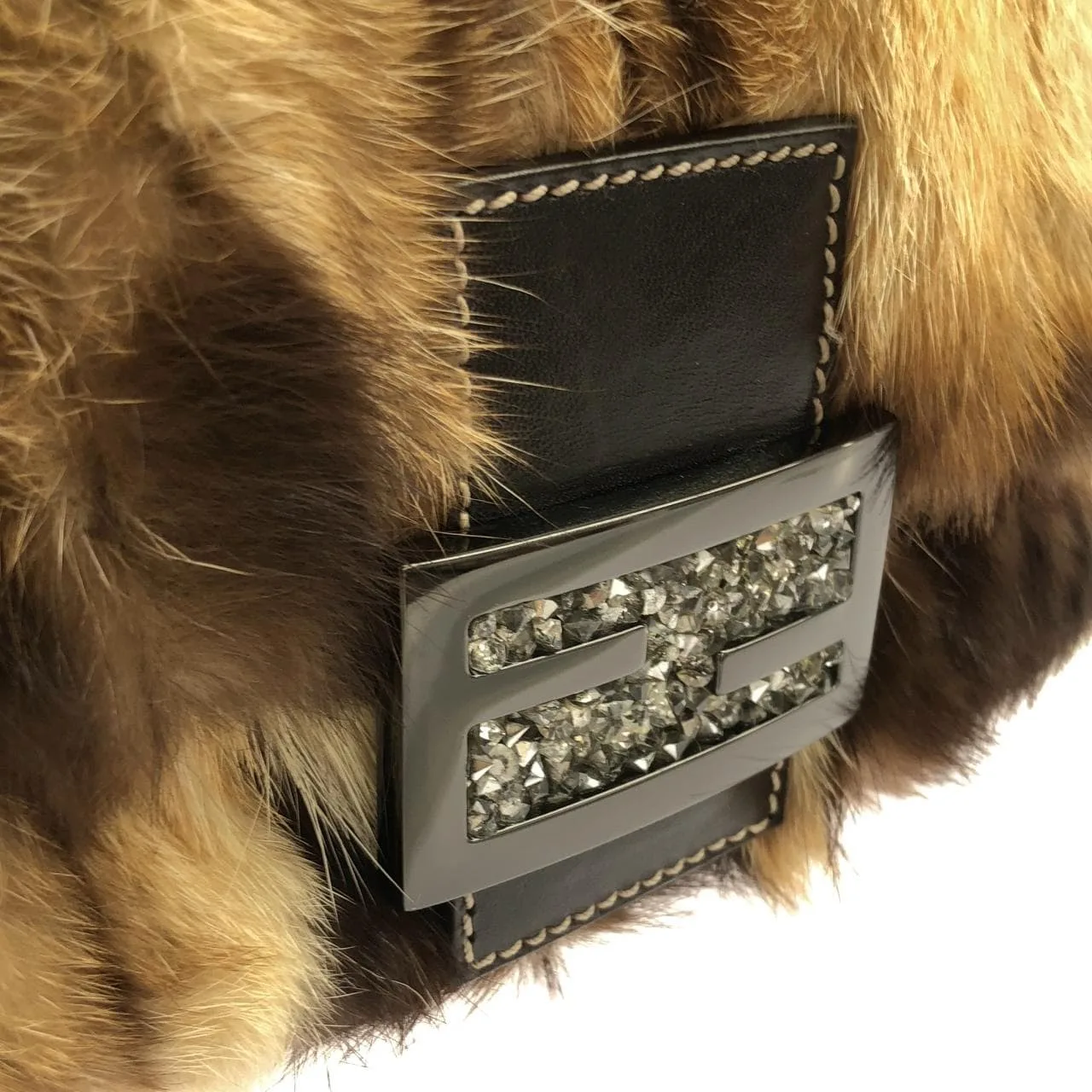 FENDI Baguette 8BR180 Shoulder 米色 中古品A - 縮圖 4