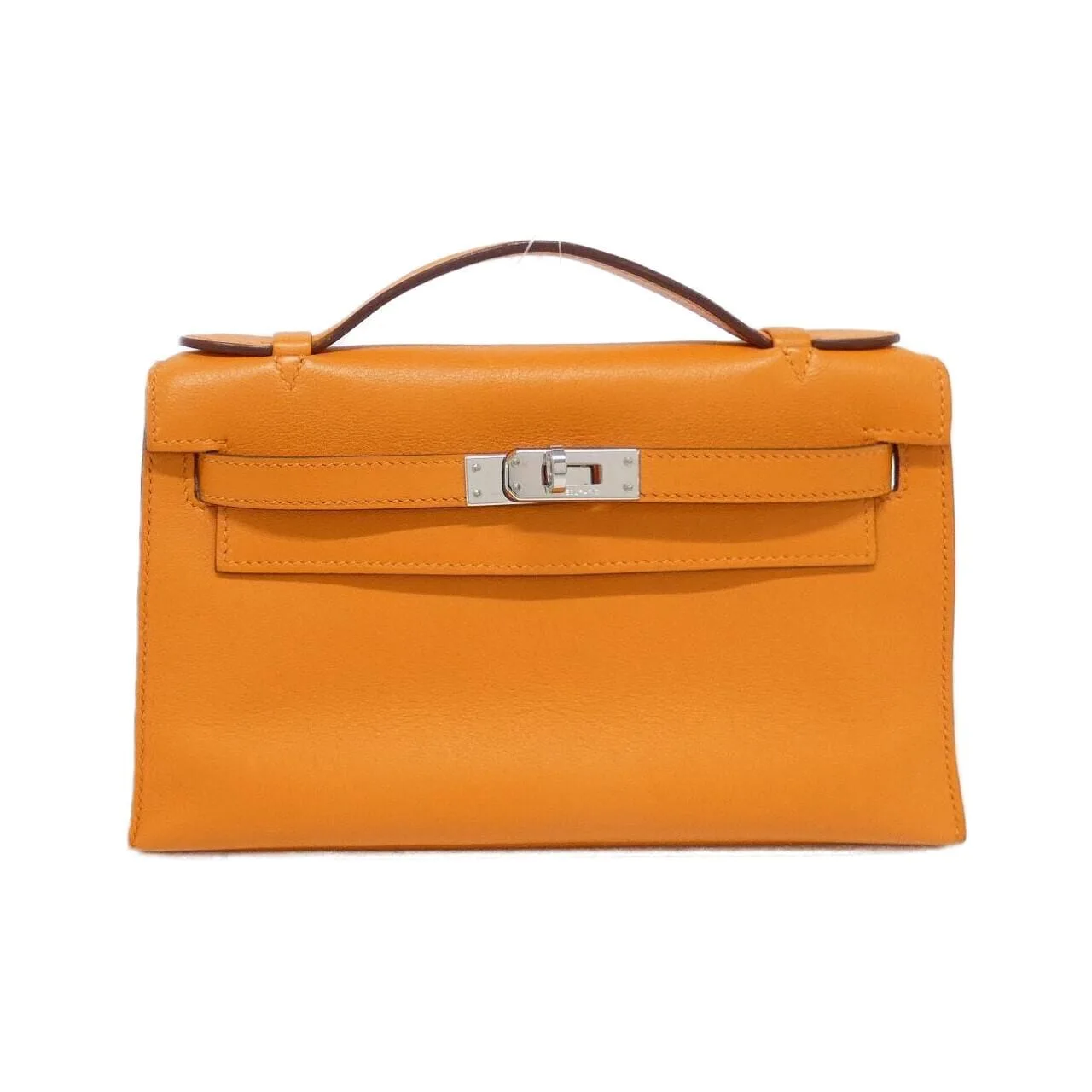 HERMES Kelly 049417CK Handbag Swift Orange