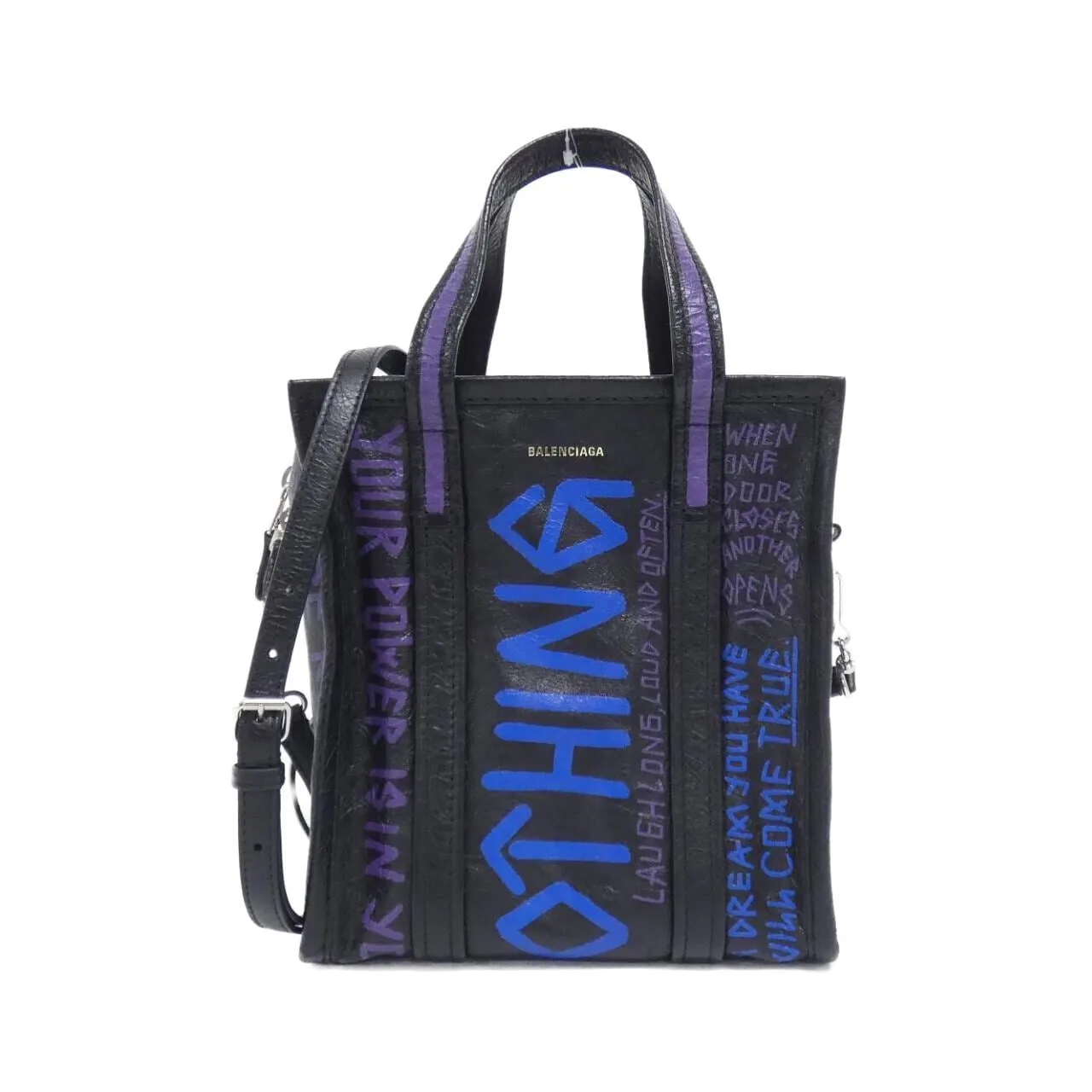 BALENCIAGA Everyday Shopper 513989 0VS1N Handbag Leather