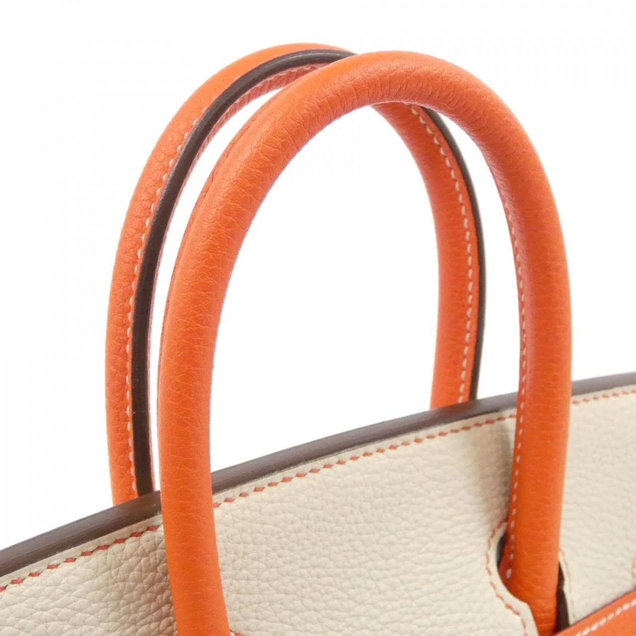 HERMES Birkin Handbag Togo 橙色 Togo 牛皮 中古品A - 縮圖 9