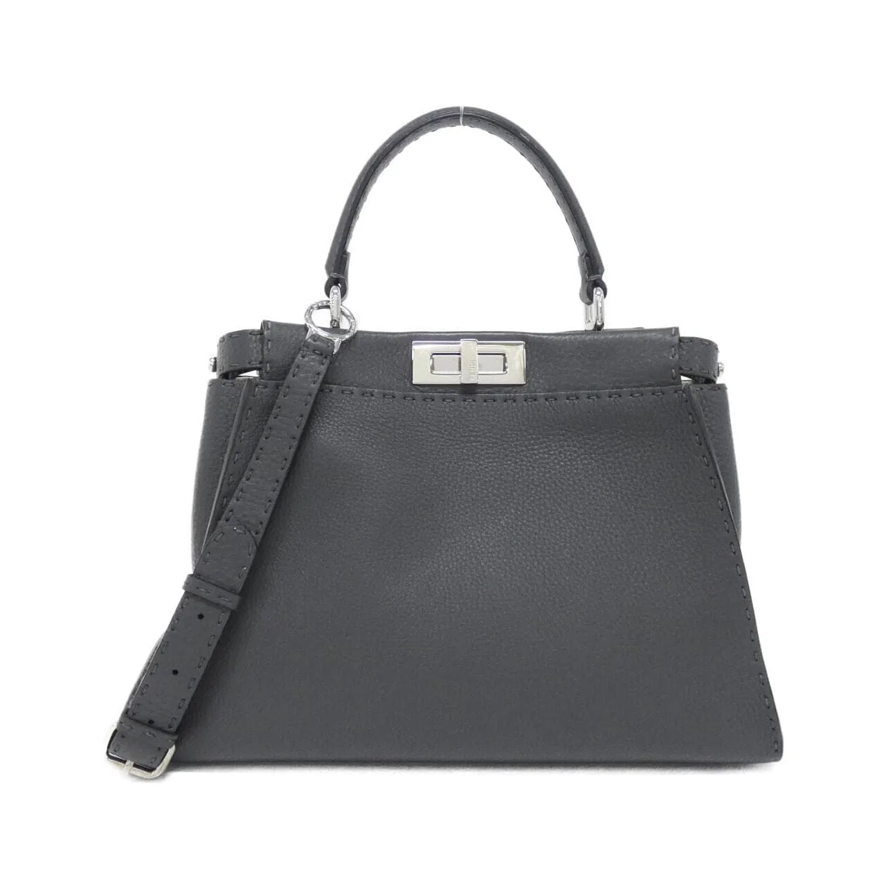 FENDI Peekaboo 8BN290 Q0J Handbag Black