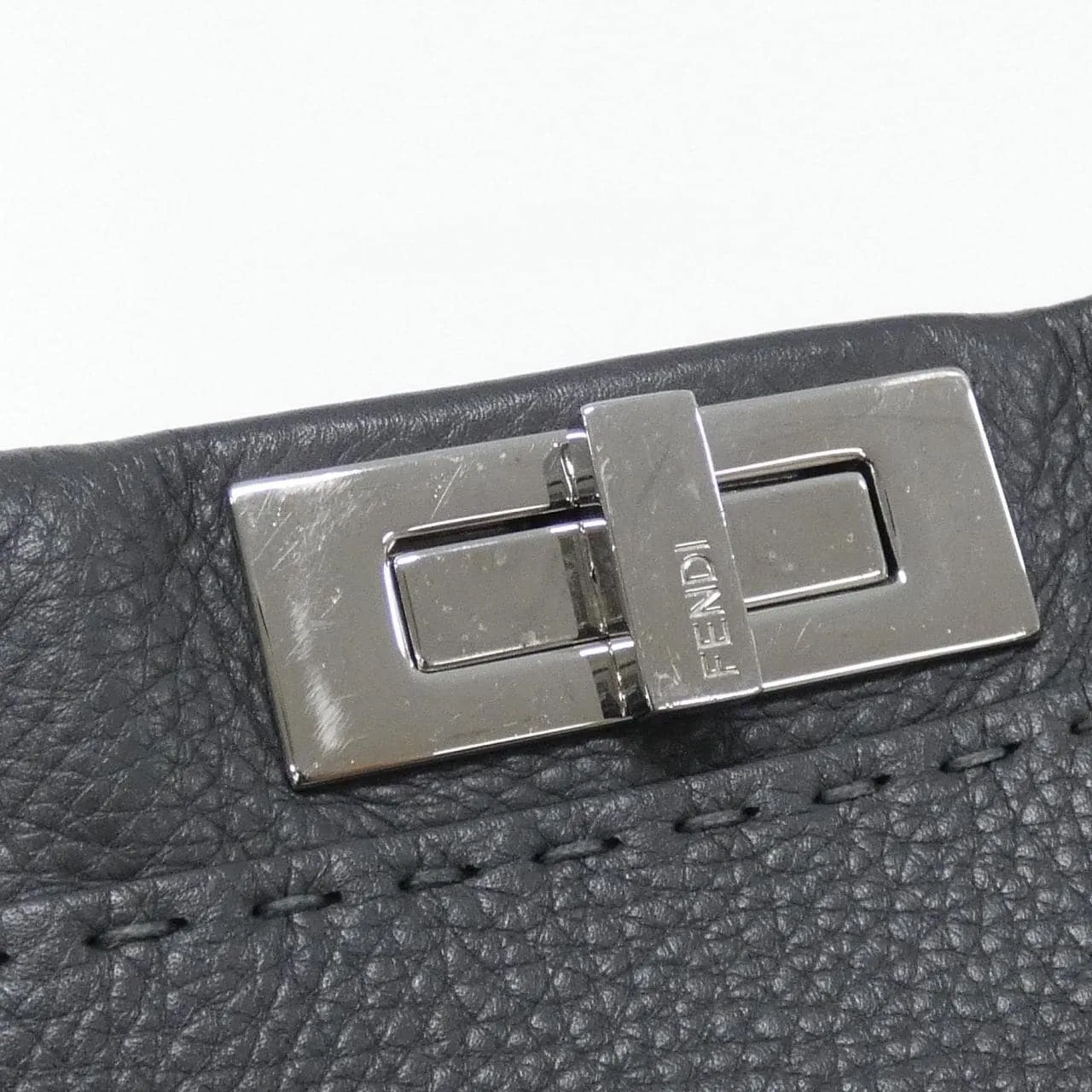 FENDI Peekaboo 8BN290 Q0J Handbag Black Rank A - Thumbnail 3