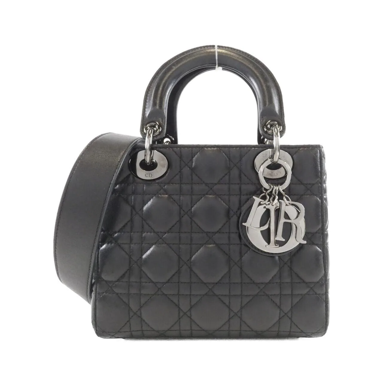 DIOR Lady Dior M0538BCAL Handbag Lambskin Black