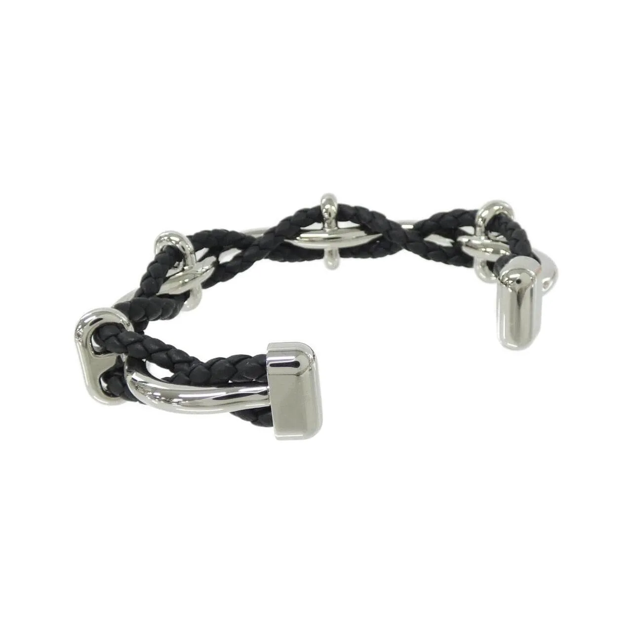 HERMES 100130FP Accessories Swift 黑色 Swift 皮 未使用品 - 縮圖 2