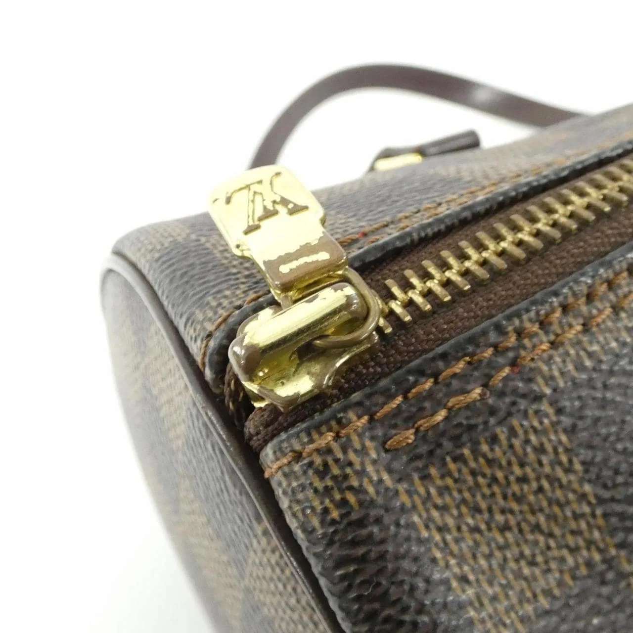 LOUIS VUITTON Papillon N51303 Handbag Damier 黑色 Damier 中古品B - 縮圖 4