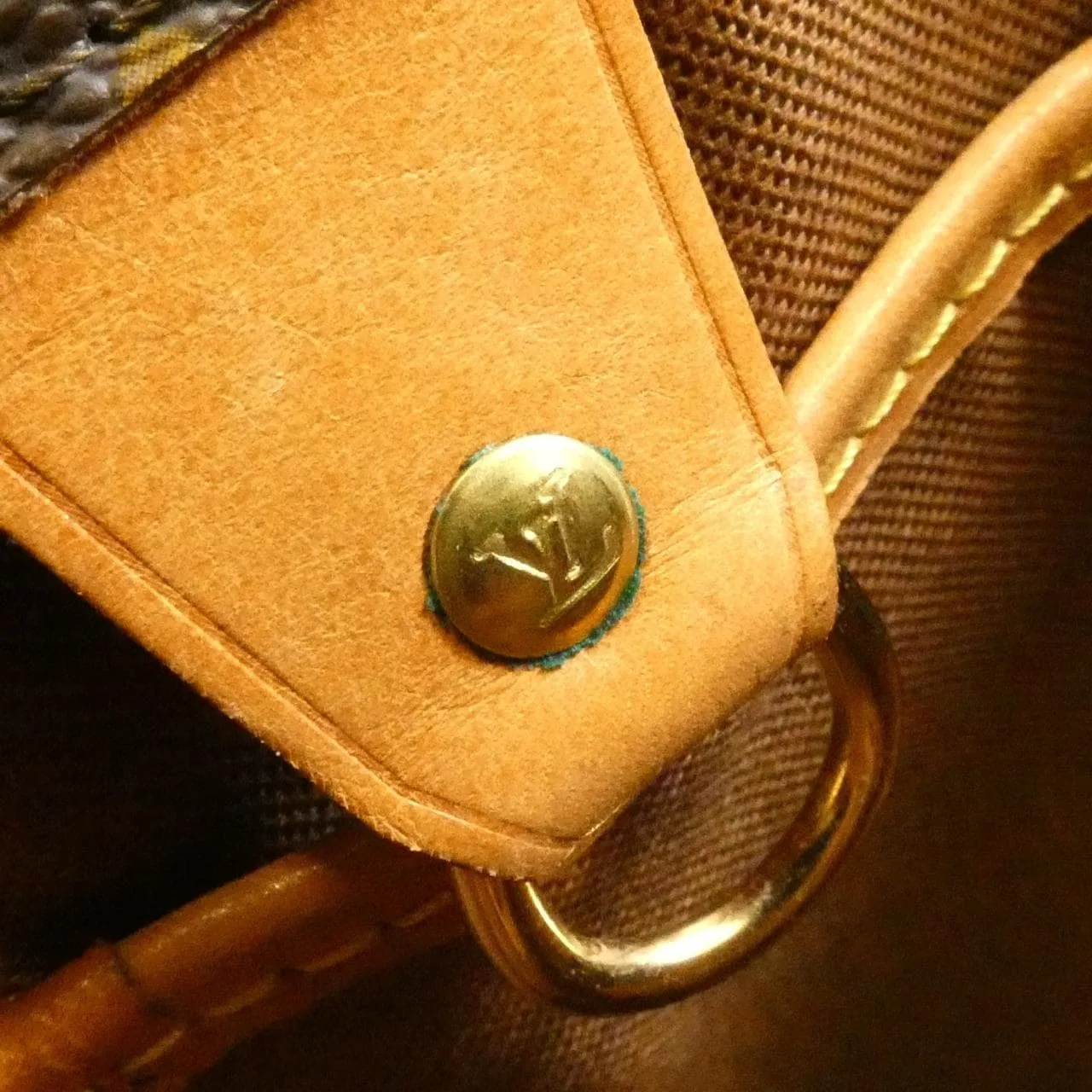 LOUIS VUITTON M51172 Handbag Monogram 黑色 Monogram 中古品B - 縮圖 7