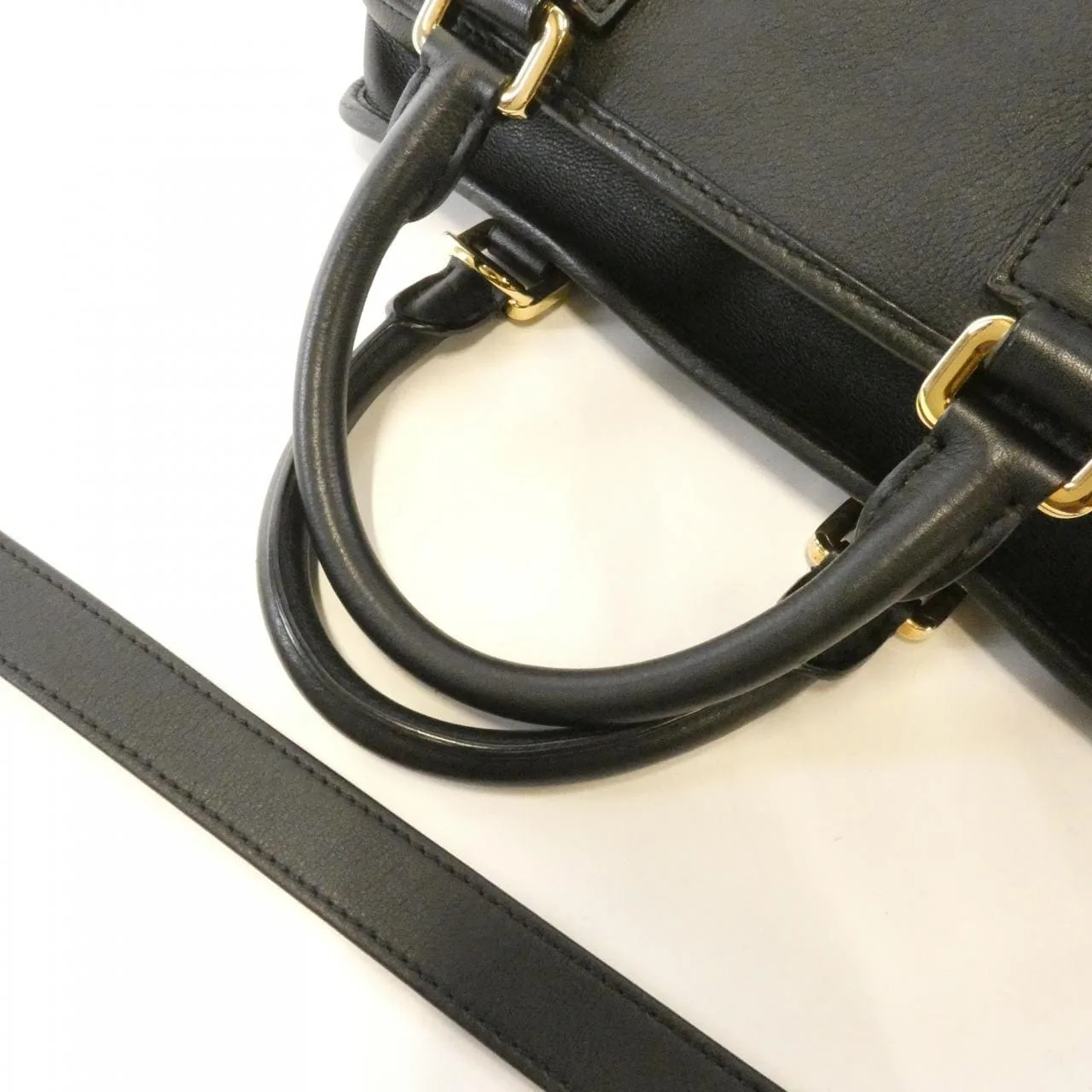 LOEWE Amazona 352 30 N03 Handbag 黑色 中古品A - 縮圖 5