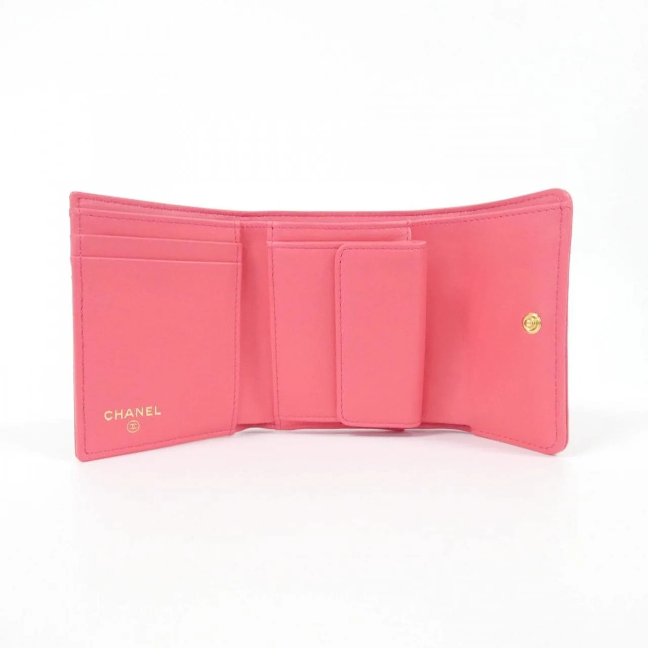 CHANEL Chanel 19 AP0954 Wallet 粉色 中古品A - 縮圖 6