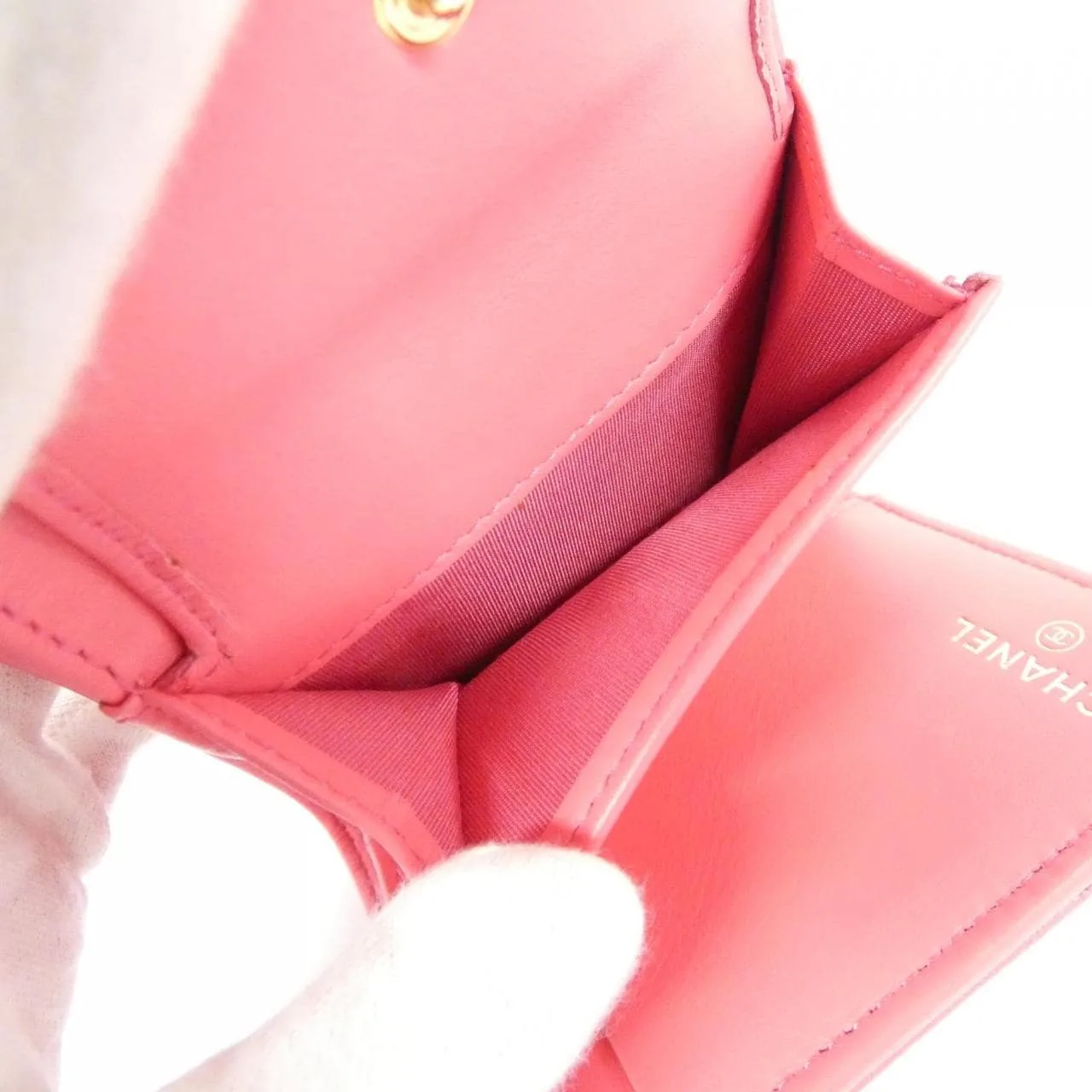 CHANEL Chanel 19 AP0954 Wallet 粉色 中古品A - 縮圖 7