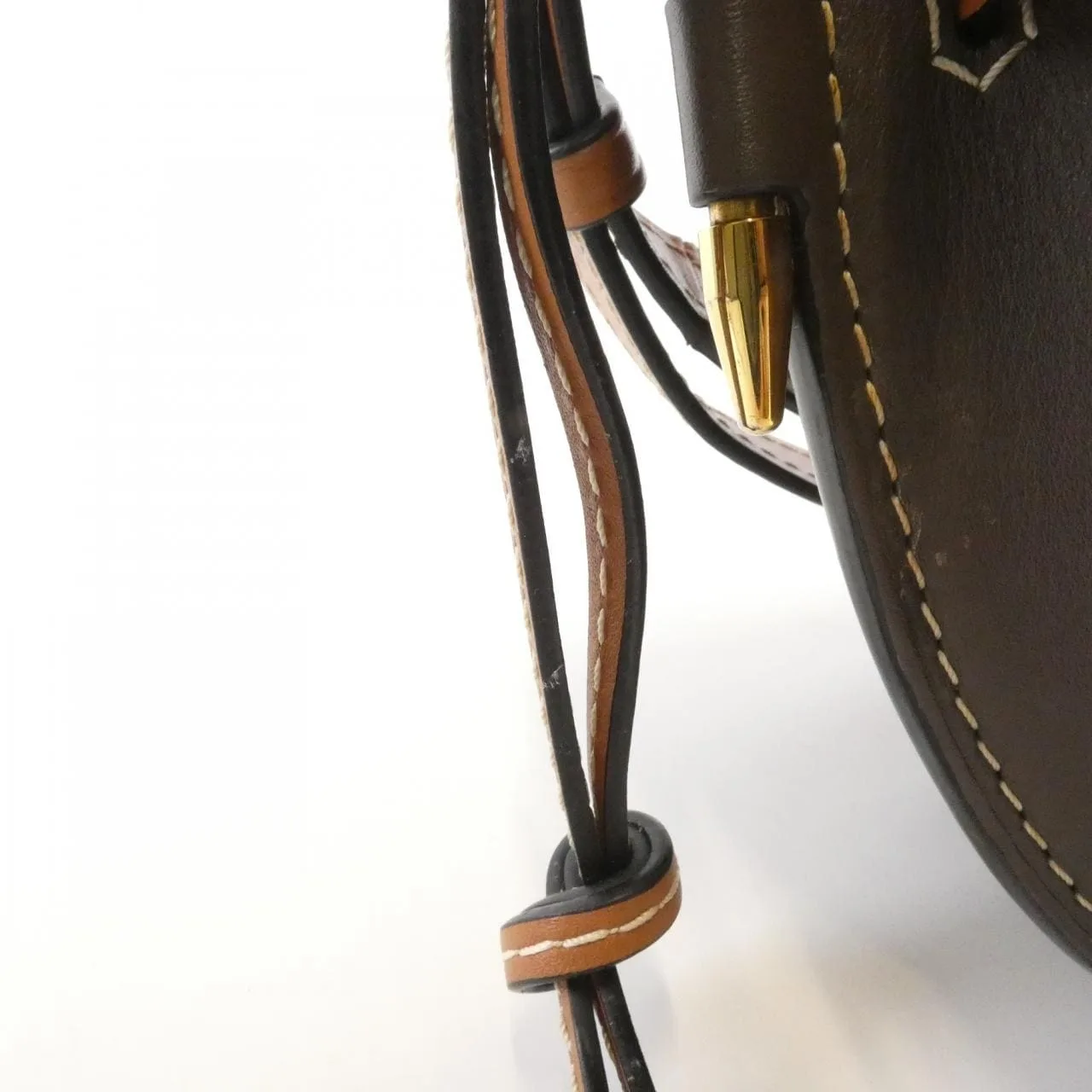 LOEWE Gate 321 12 T20 Shoulder 酒紅色 中古品A - 縮圖 5