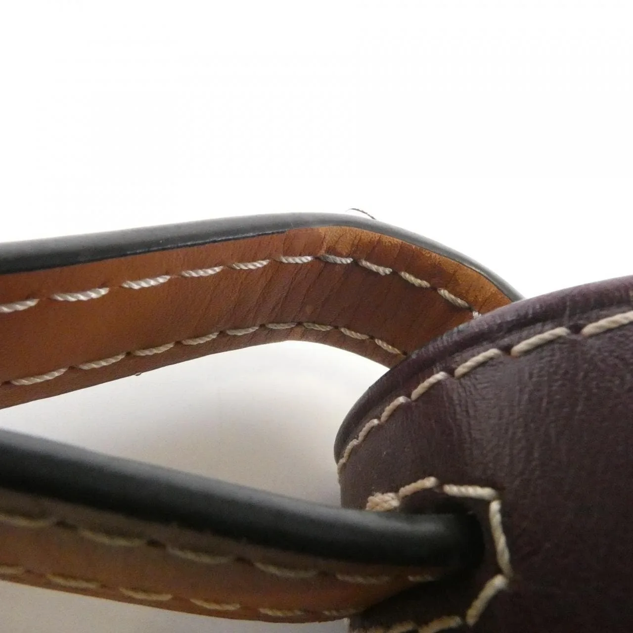 LOEWE Gate 321 12 T20 Shoulder 酒紅色 中古品A - 縮圖 7