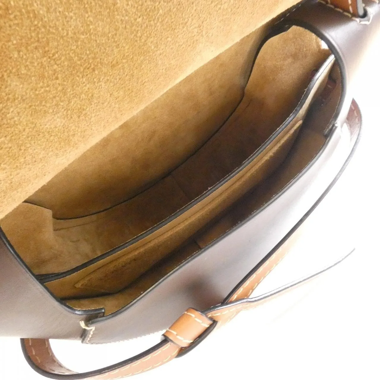 LOEWE Gate 321 12 T20 Shoulder 酒紅色 中古品A - 縮圖 8