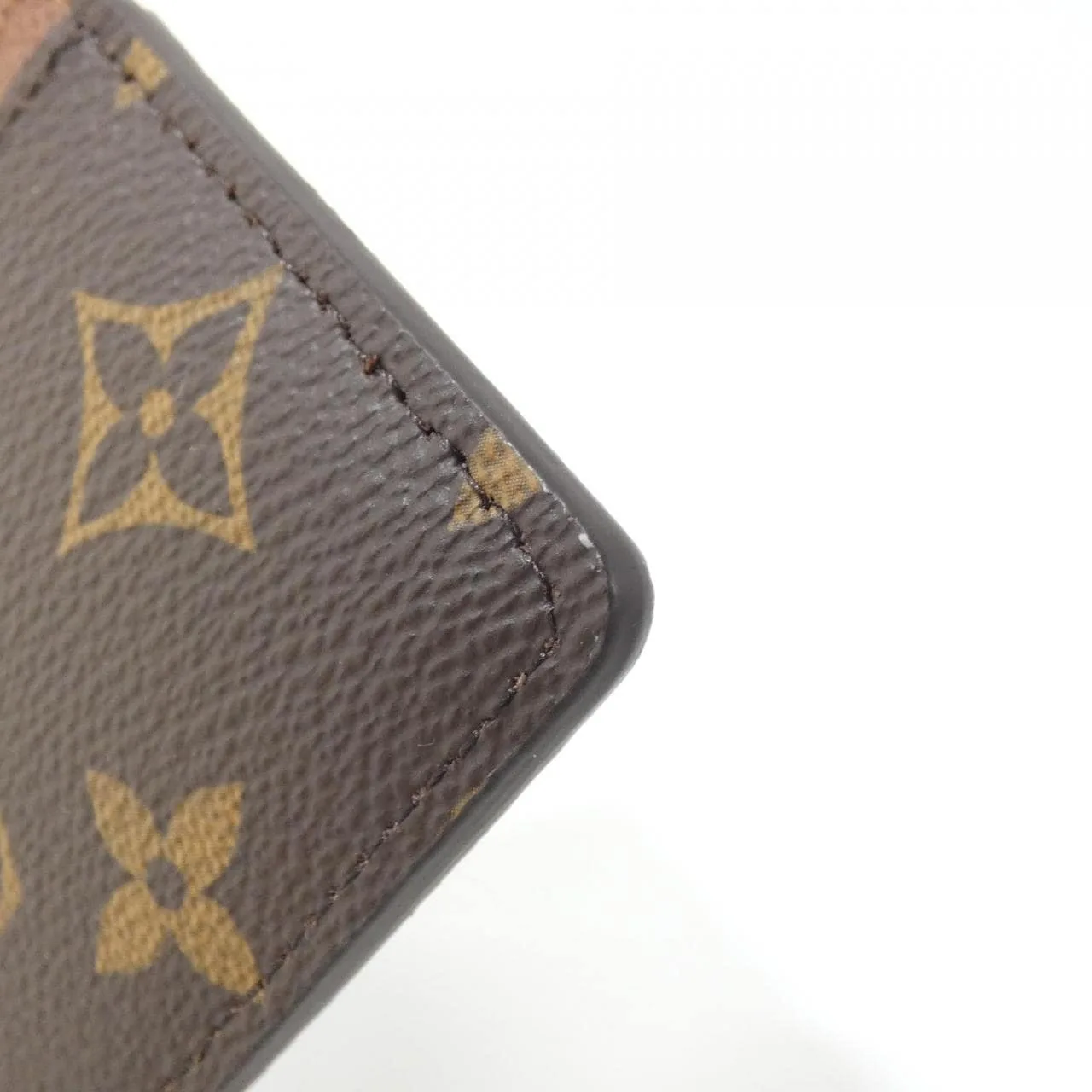 LOUIS VUITTON M61733 Card Case Monogram 黑色 Monogram 中古品A - 縮圖 2