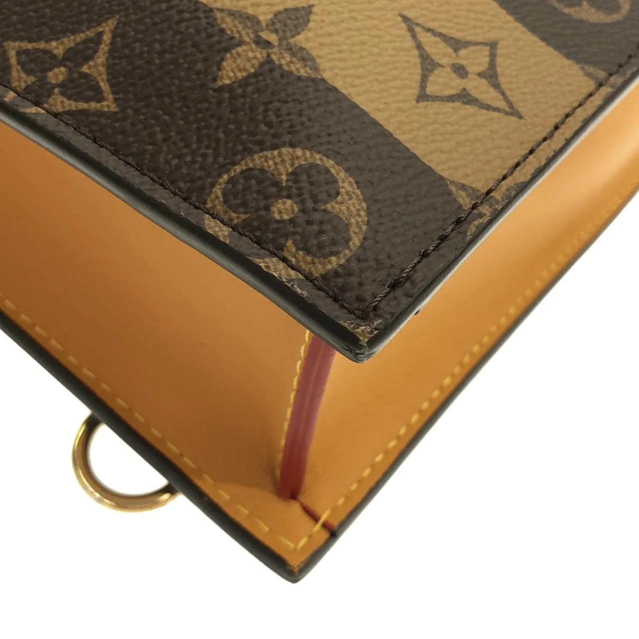 LOUIS VUITTON M45969 Handbag Monogram 黑色 Monogram 中古品A - 縮圖 3