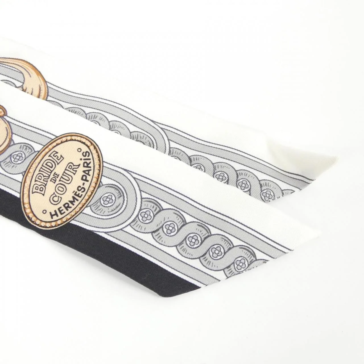 HERMES 061517S Scarf Black Rank A - Thumbnail 2