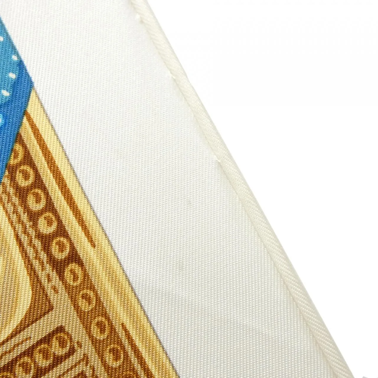 HERMES Scarf 白色 中古品A - 縮圖 4