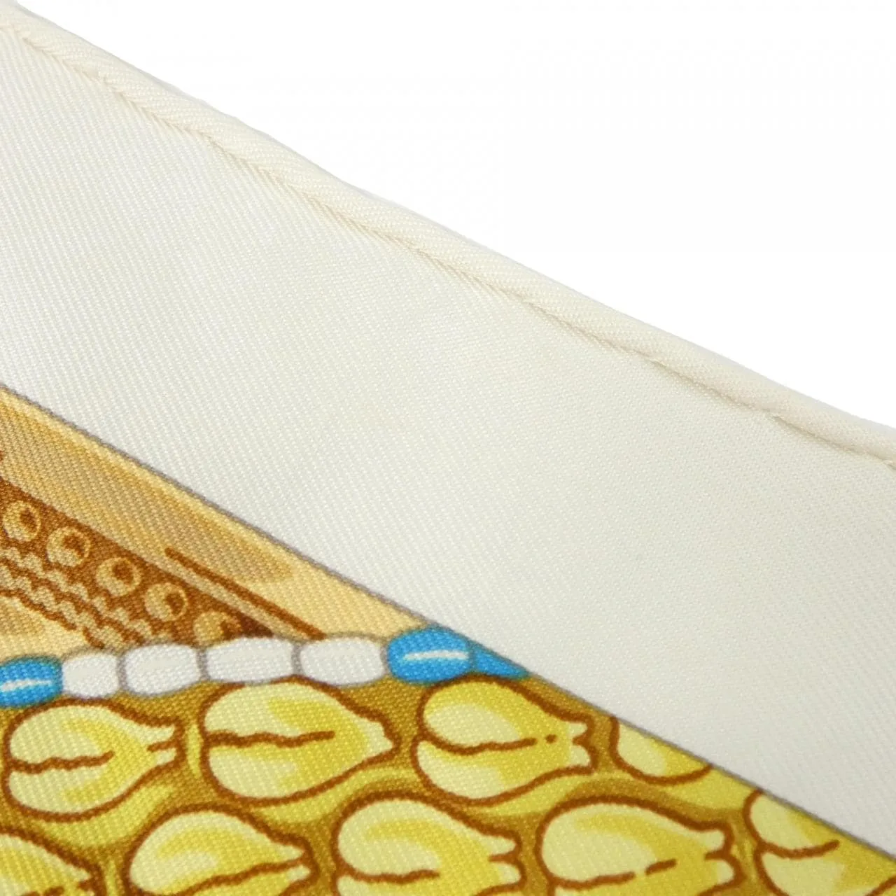 HERMES Scarf 白色 中古品A - 縮圖 5