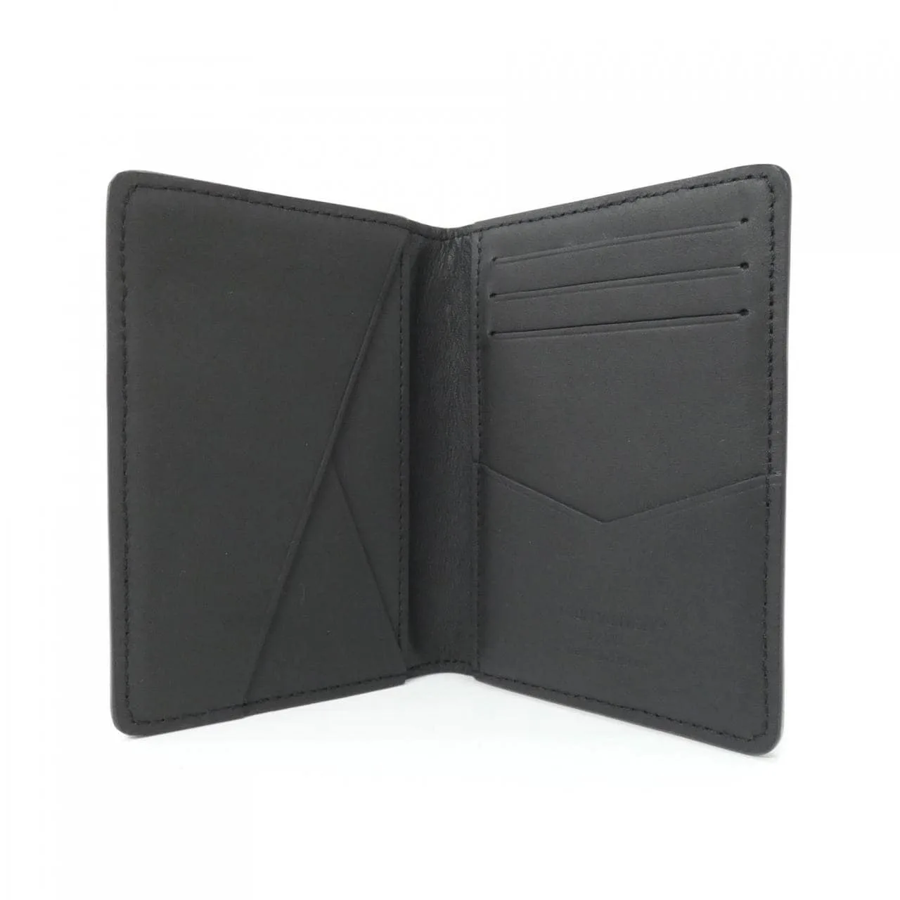 LOUIS VUITTON M62899 Card Case Monogram Black Monogram Rank A - Thumbnail 3