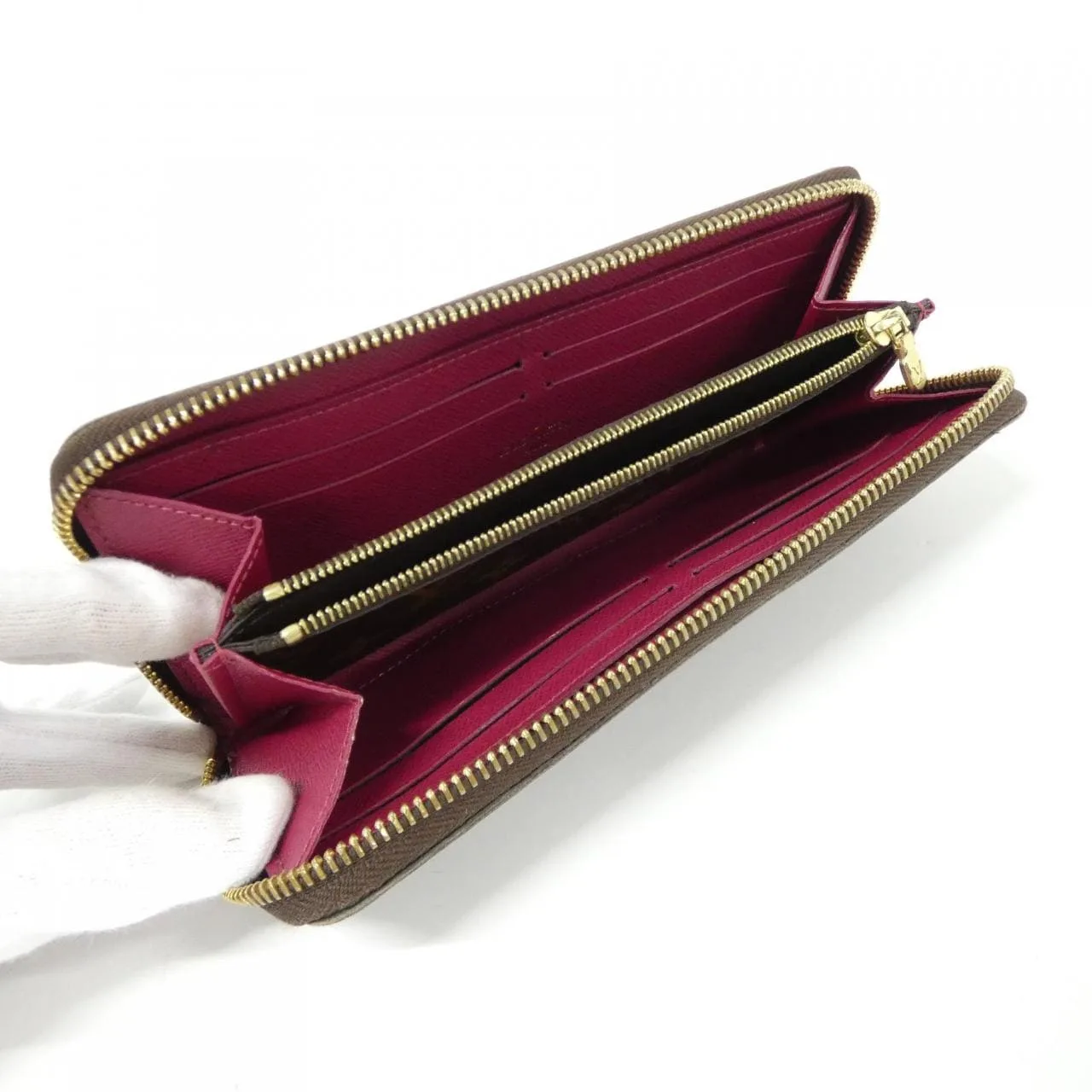 LOUIS VUITTON M60742 Wallet Monogram Black Monogram Rank B - Thumbnail 7