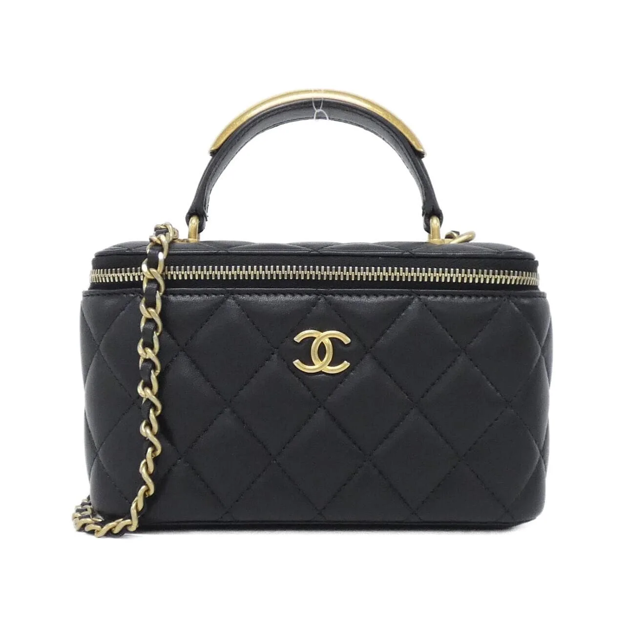 CHANEL Timeless Classic AP2199 Handbag Lambskin Black