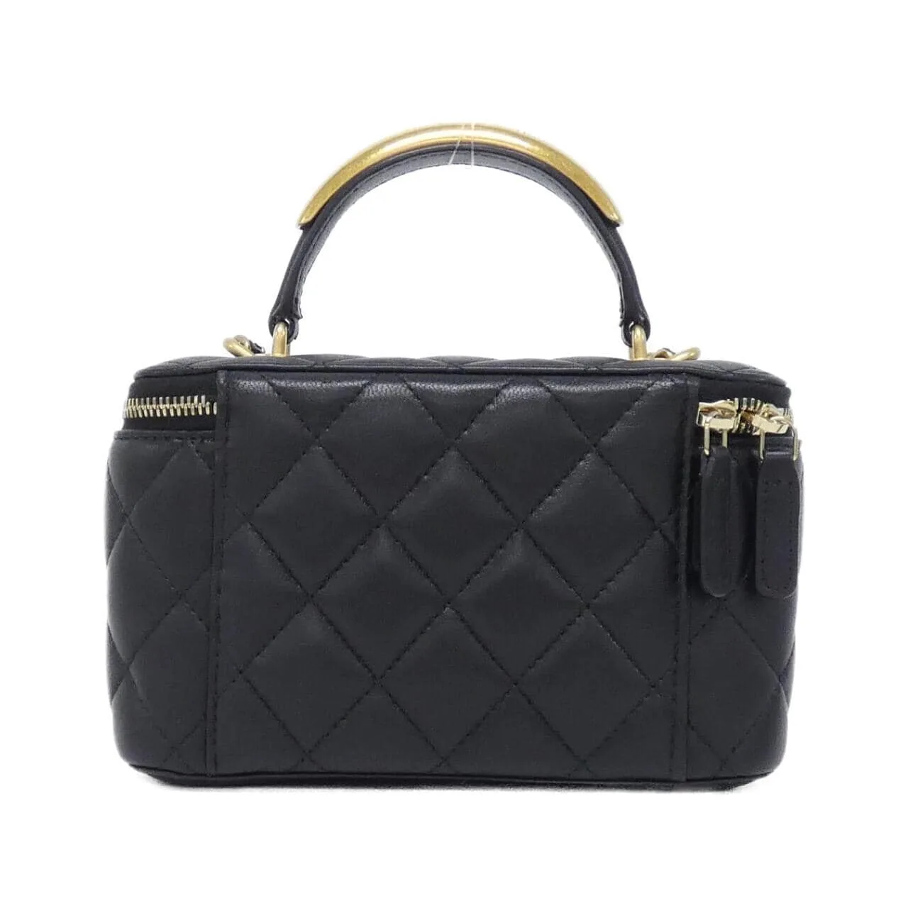 CHANEL Timeless Classic AP2199 Handbag Lambskin 黑色 羊皮 中古品A - 縮圖 2