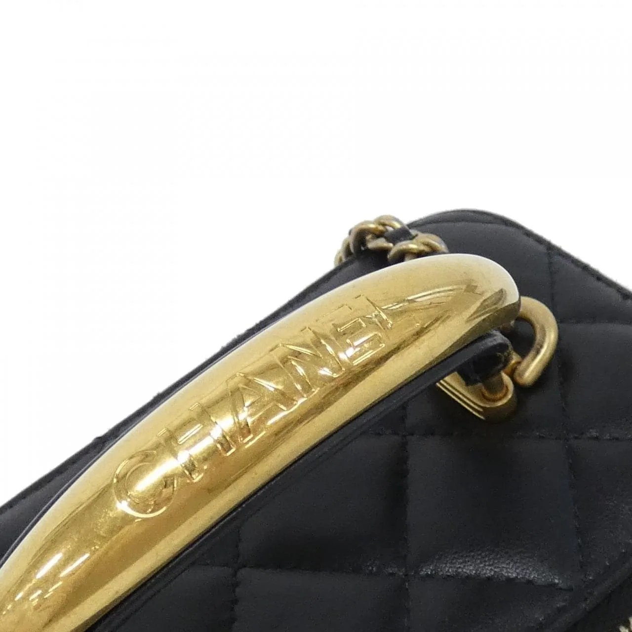 CHANEL Timeless Classic AP2199 Handbag Lambskin 黑色 羊皮 中古品A - 縮圖 6