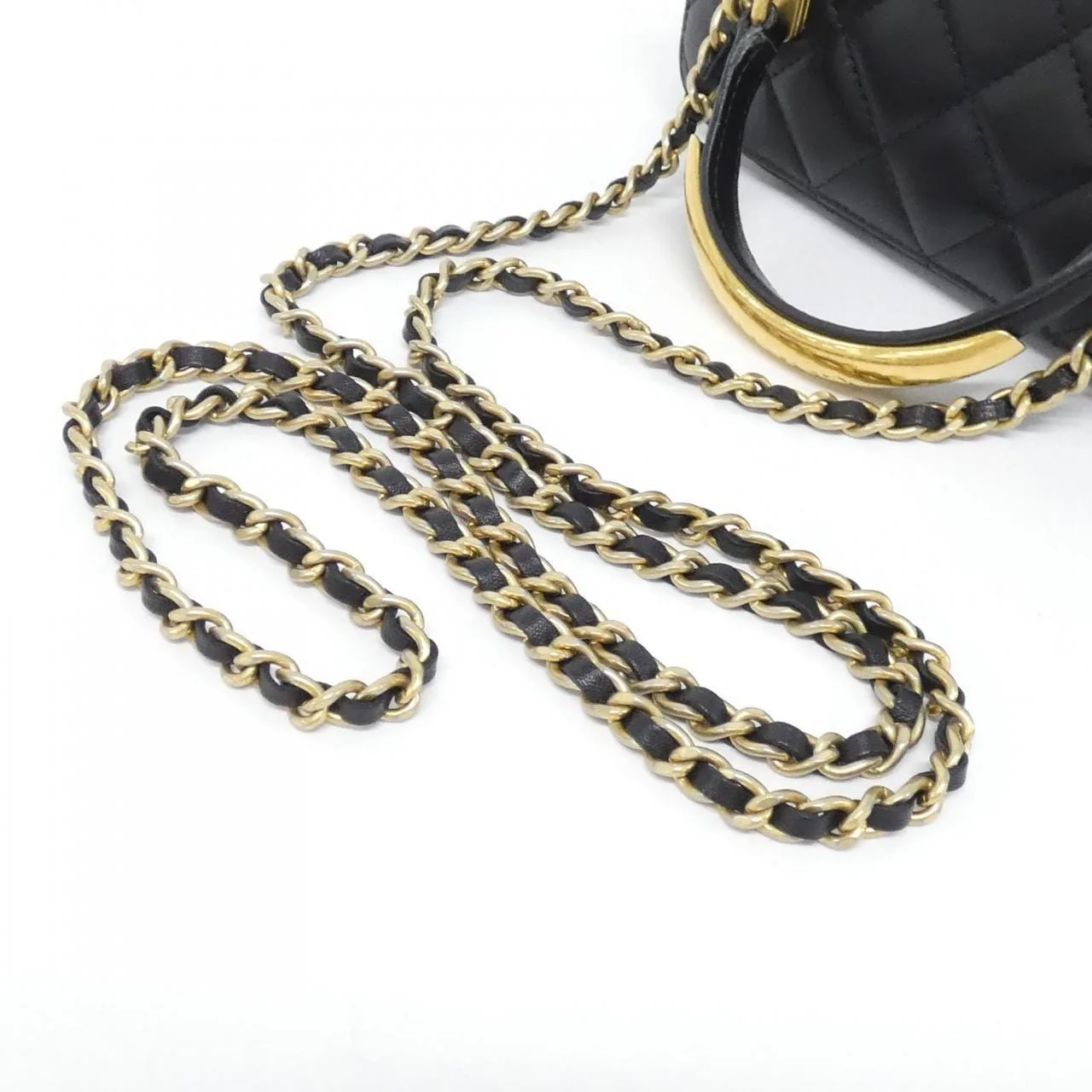 CHANEL Timeless Classic AP2199 Handbag Lambskin 黑色 羊皮 中古品A - 縮圖 7