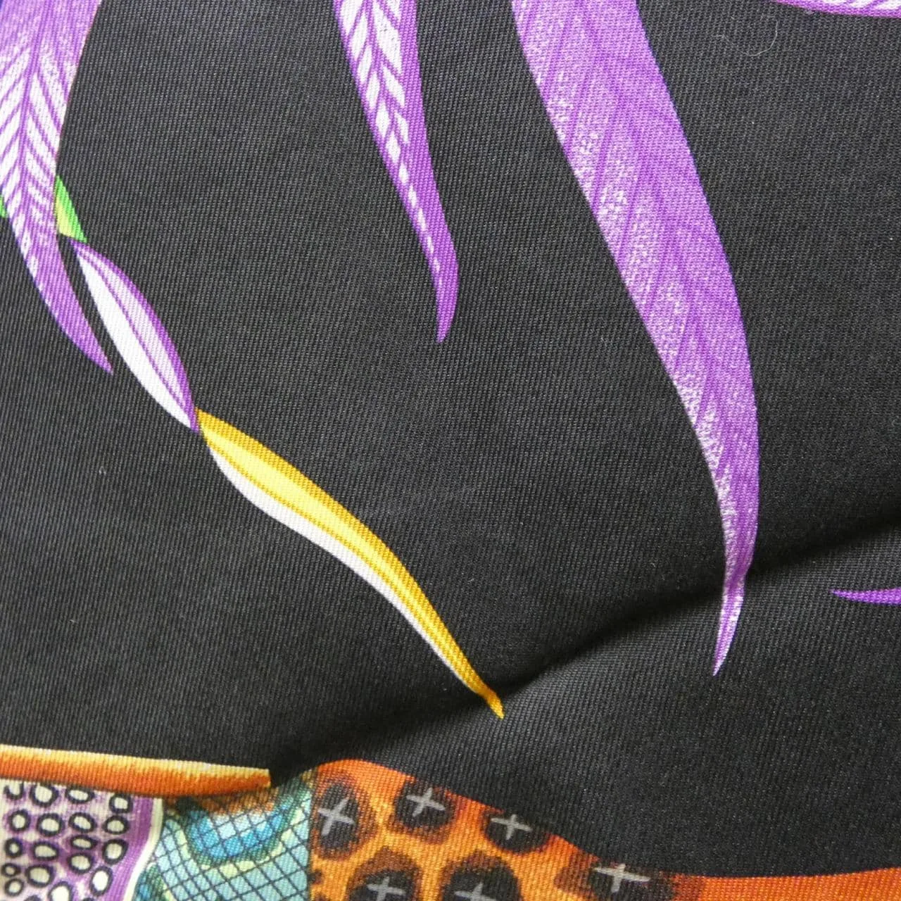 HERMES 072987S Scarf 黑色 中古品A - 縮圖 3