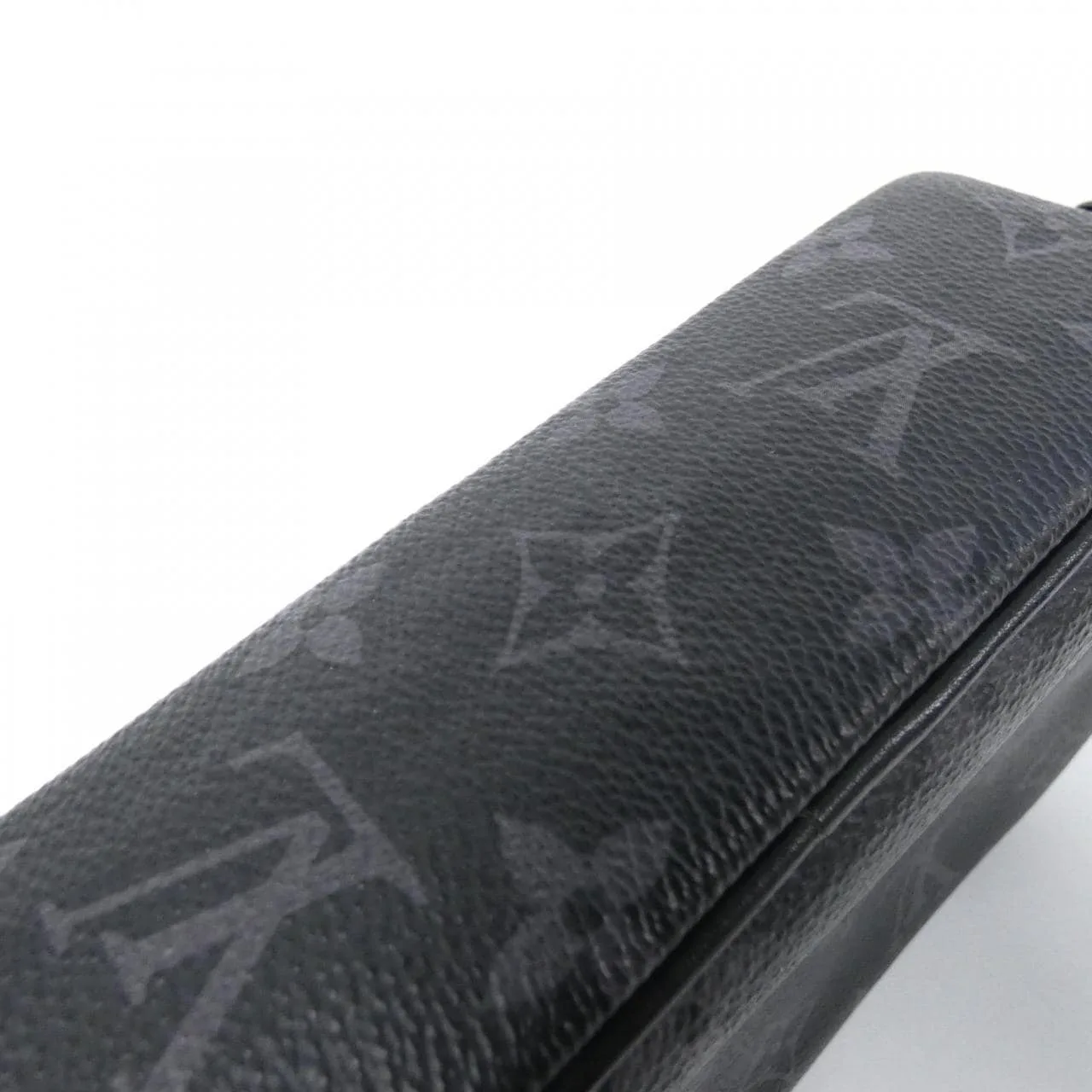 LOUIS VUITTON Eclipse M46577 Pouch Monogram 黑色 Monogram 中古品A - 縮圖 2