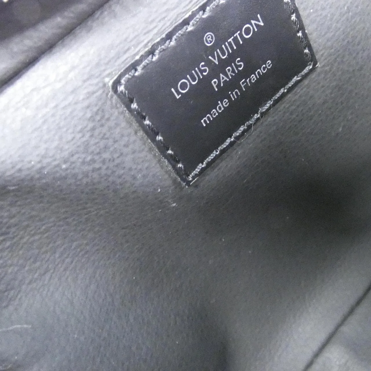 LOUIS VUITTON Eclipse M46577 Pouch Monogram 黑色 Monogram 中古品A - 縮圖 9