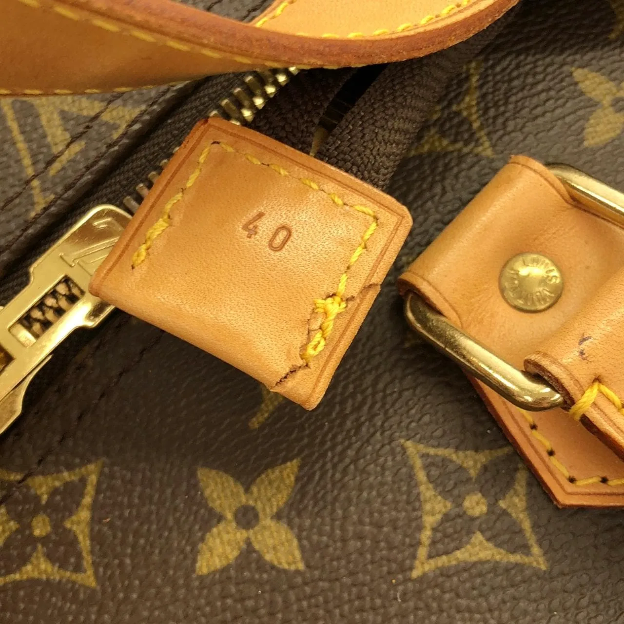 LOUIS VUITTON M41139 Boston Monogram 黑色 Monogram 中古品A - 縮圖 3