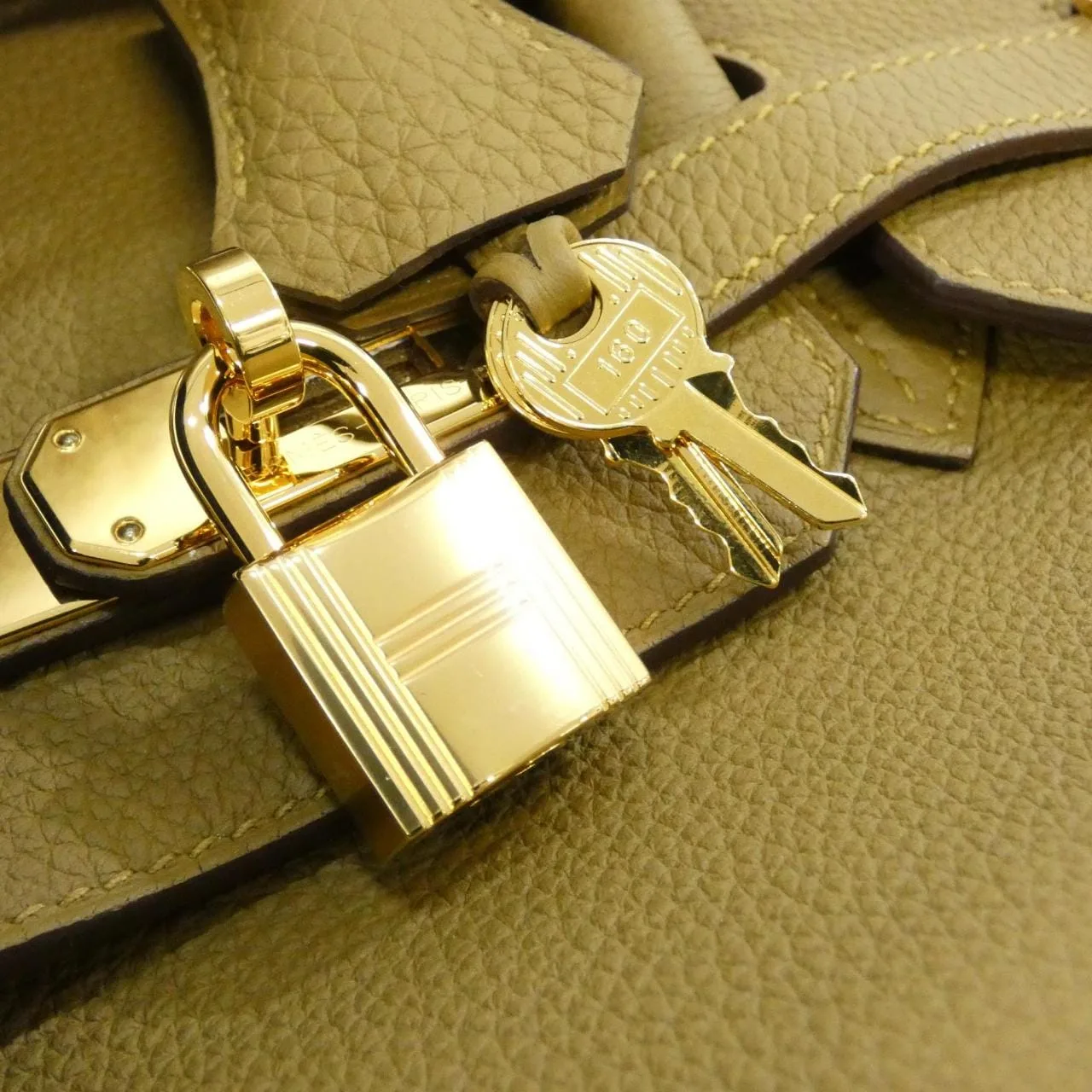 HERMES Birkin 027634CC Handbag Togo 黑色 Togo 牛皮 中古品A - 縮圖 4