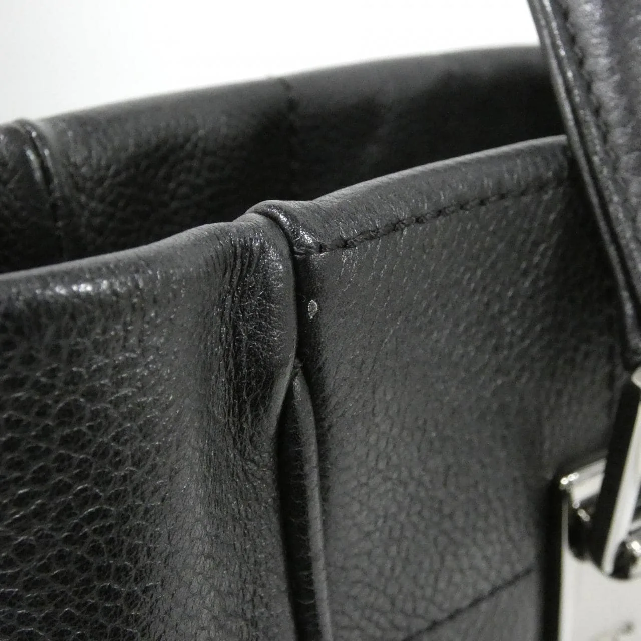 CHANEL 21367 Handbag Caviar Leather Black Caviar Leather Rank B - Thumbnail 4