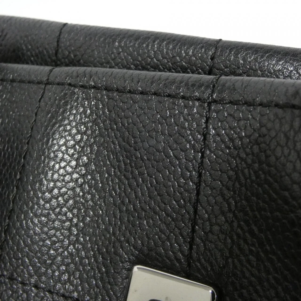 CHANEL 21367 Handbag Caviar Leather Black Caviar Leather Rank B - Thumbnail 7