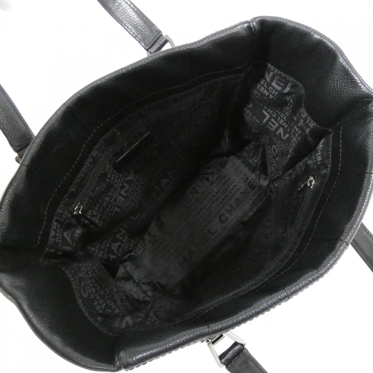 CHANEL 21367 Handbag Caviar Leather Black Caviar Leather Rank B - Thumbnail 9