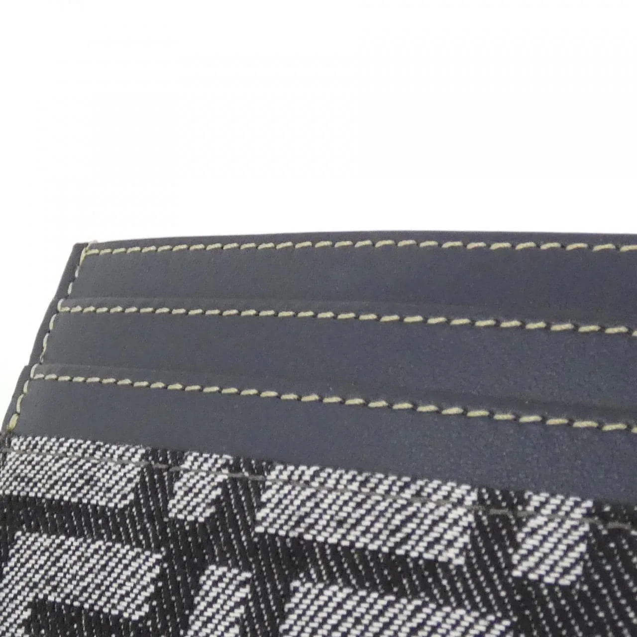 FENDI Baguette 8M0445 AUT4 Card Case Denim Black Denim Rank A - Thumbnail 2