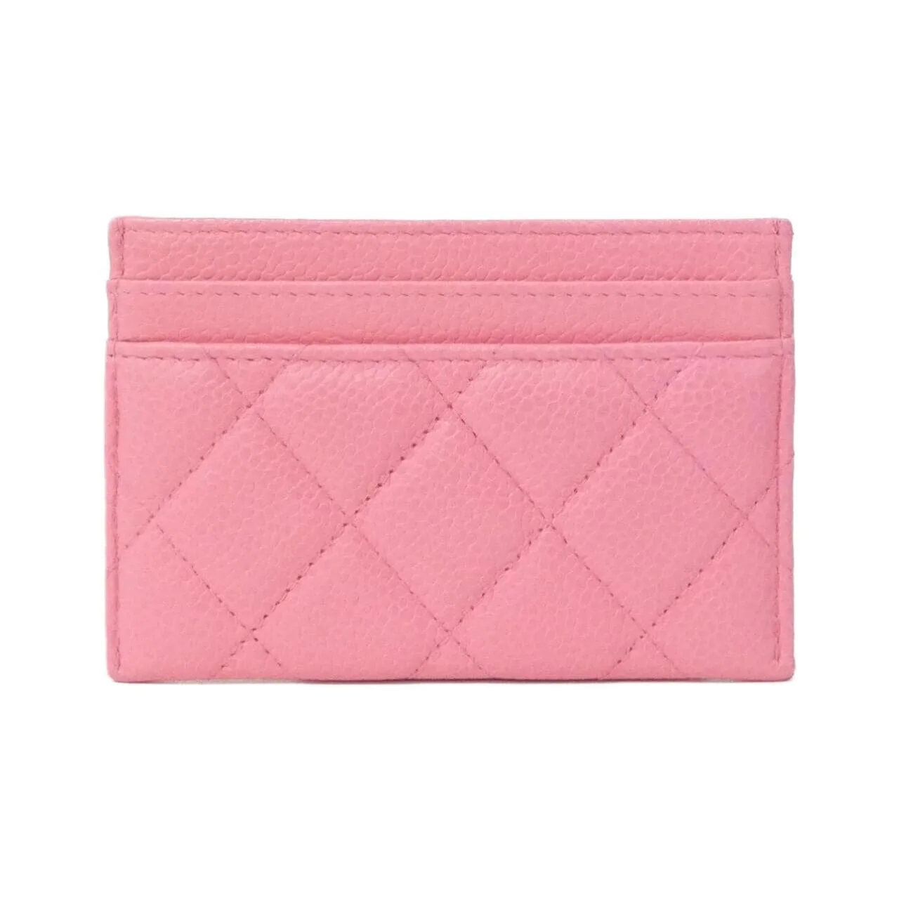 CHANEL Timeless Classic AP1418 Card Case Grained Calfskin Pink Grained Calfskin Rank A - Thumbnail 2