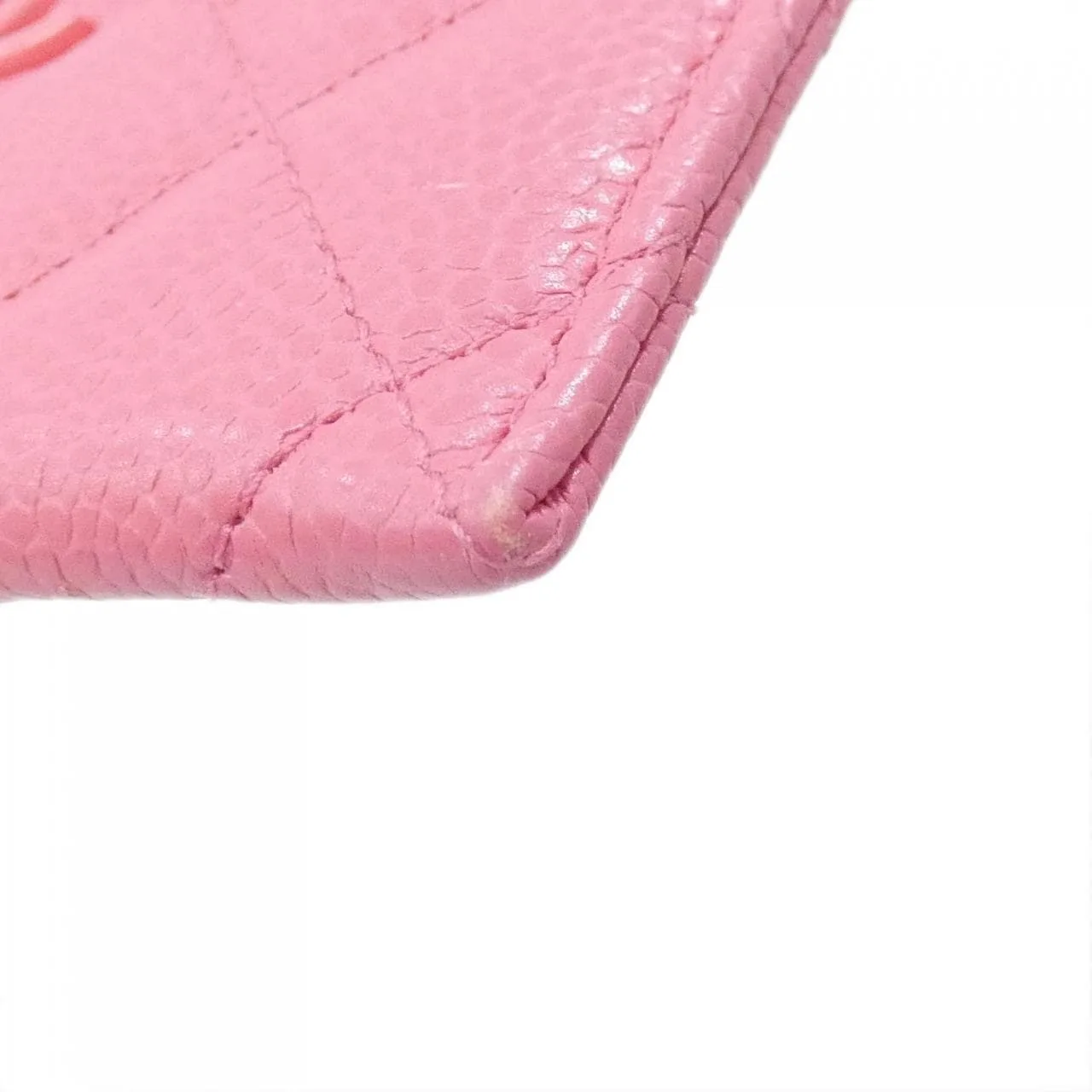 CHANEL Timeless Classic AP1418 Card Case Grained Calfskin Pink Grained Calfskin Rank A - Thumbnail 3
