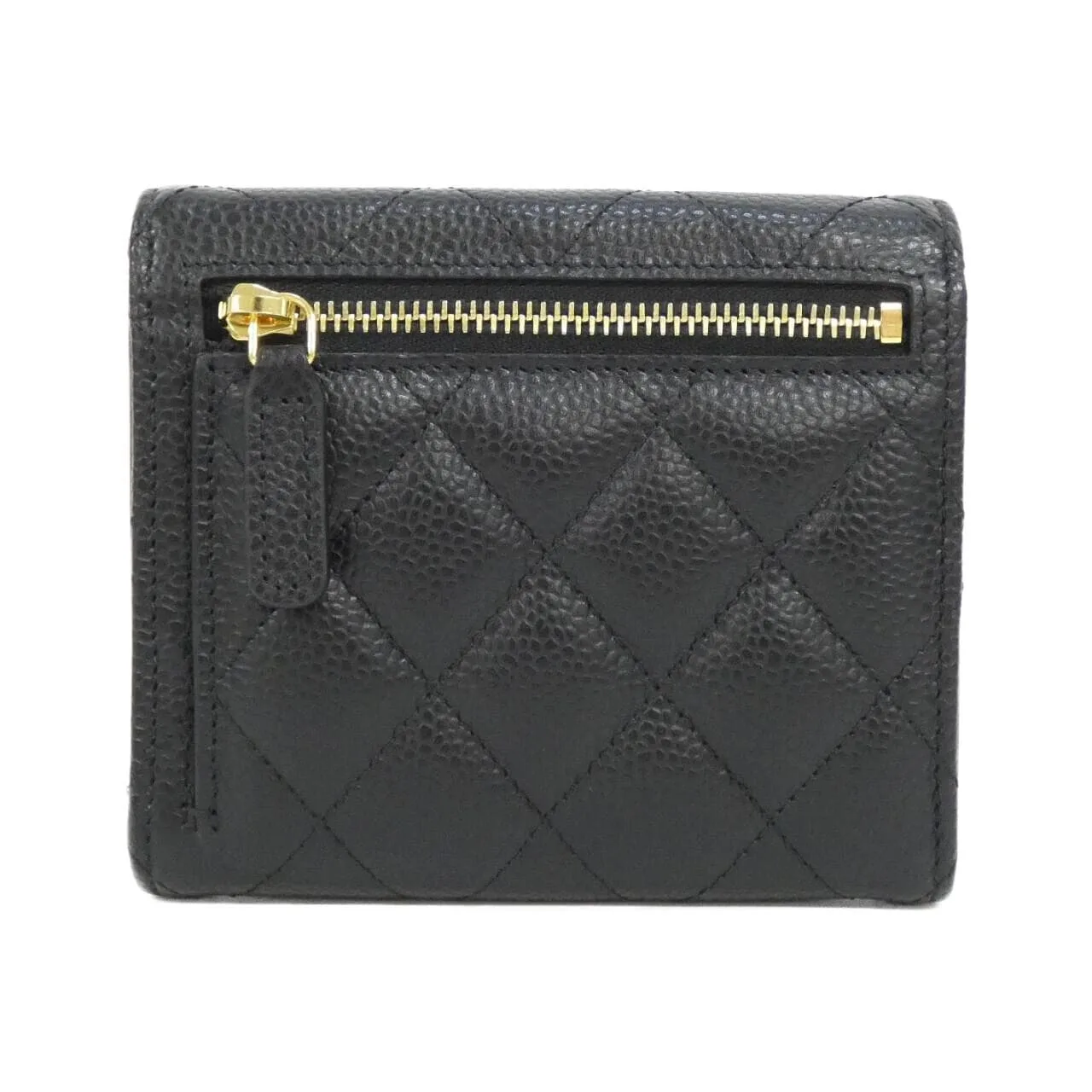 CHANEL Timeless Classic AP0231 Wallet Grained Calfskin Black Grained Calfskin Rank A - Thumbnail 2