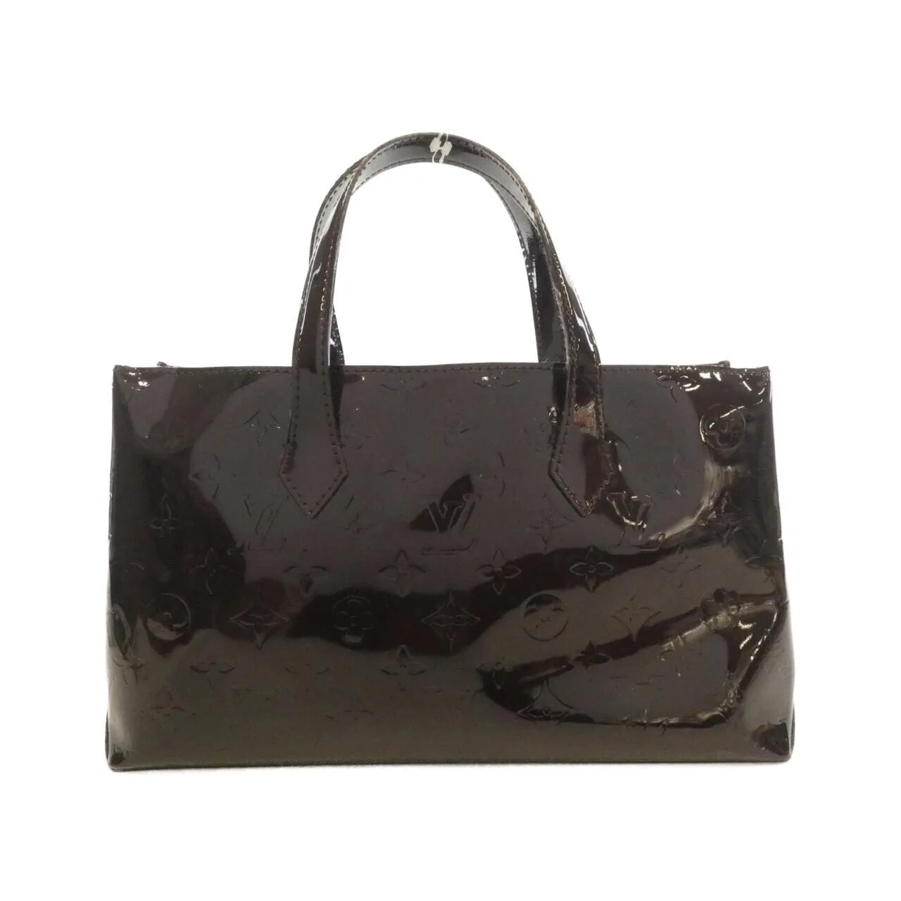 LOUIS VUITTON M93641 Handbag Vernis Black Vernis Rank B - Thumbnail 2