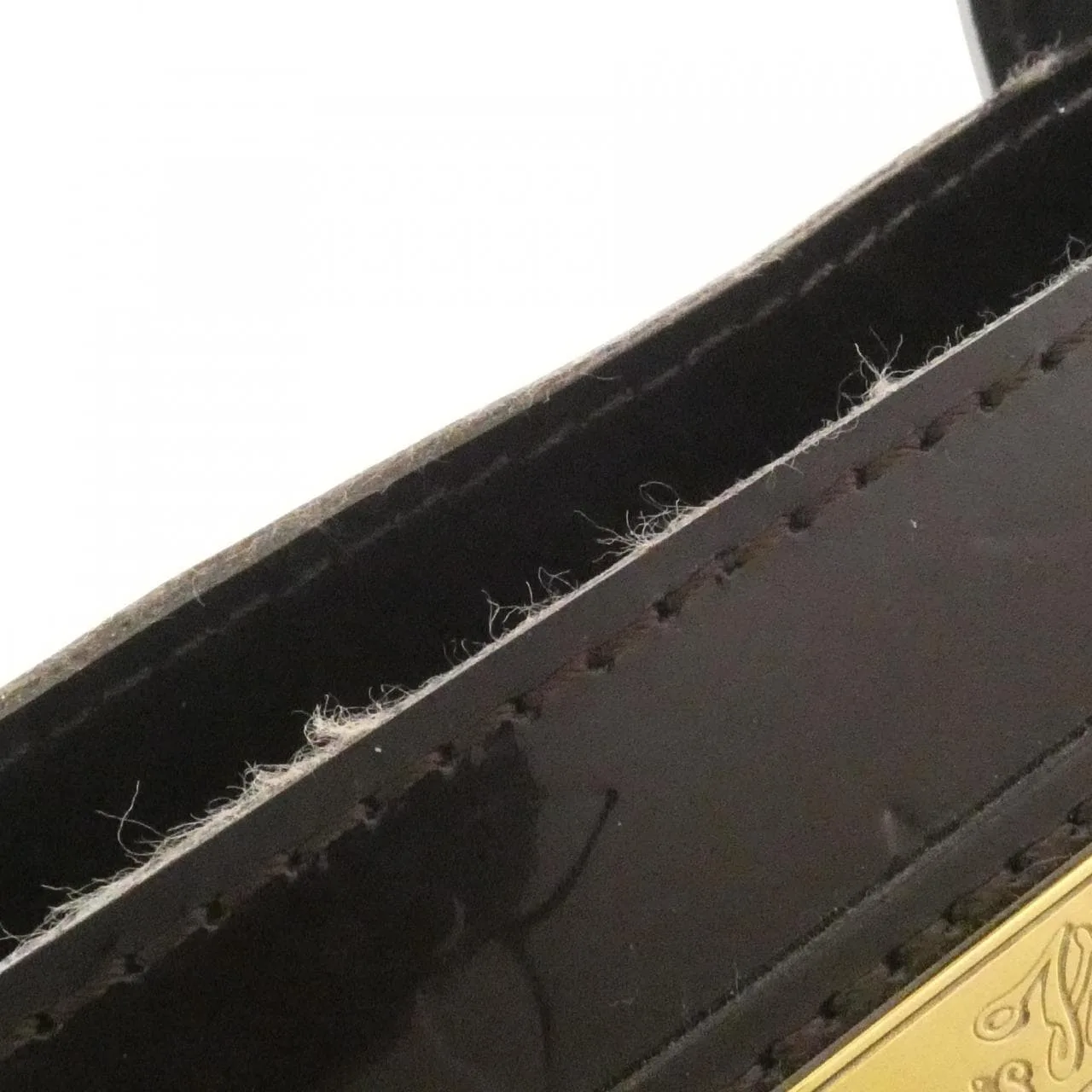 LOUIS VUITTON M93641 Handbag Vernis Black Vernis Rank B - Thumbnail 4