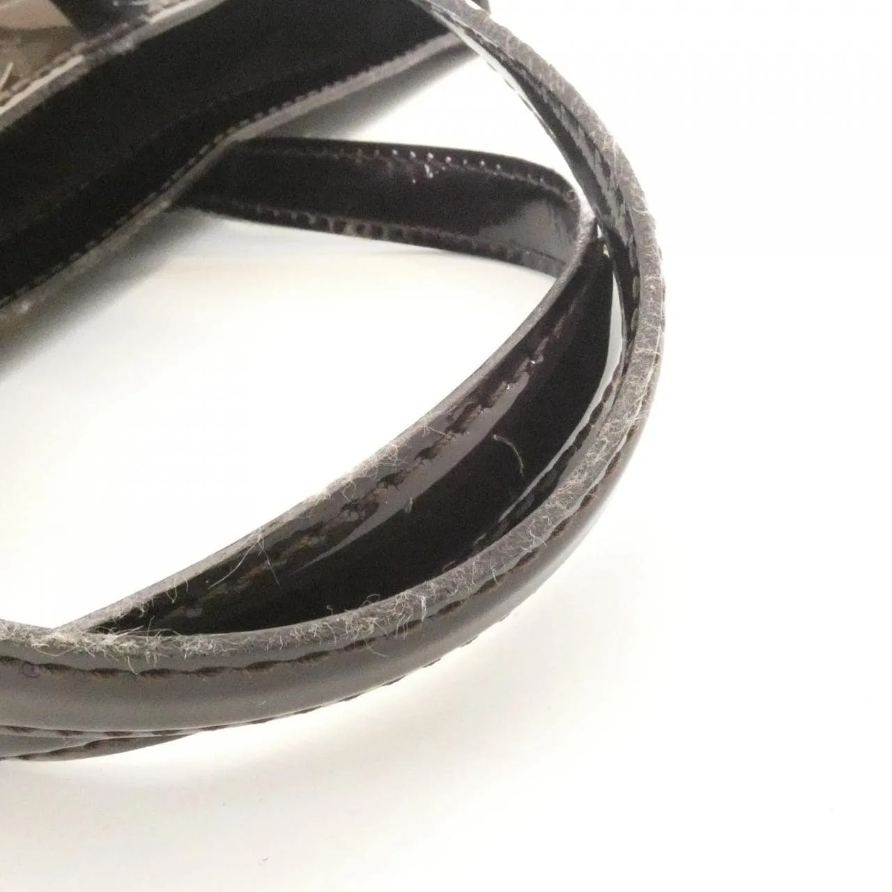 LOUIS VUITTON M93641 Handbag Vernis Black Vernis Rank B - Thumbnail 6