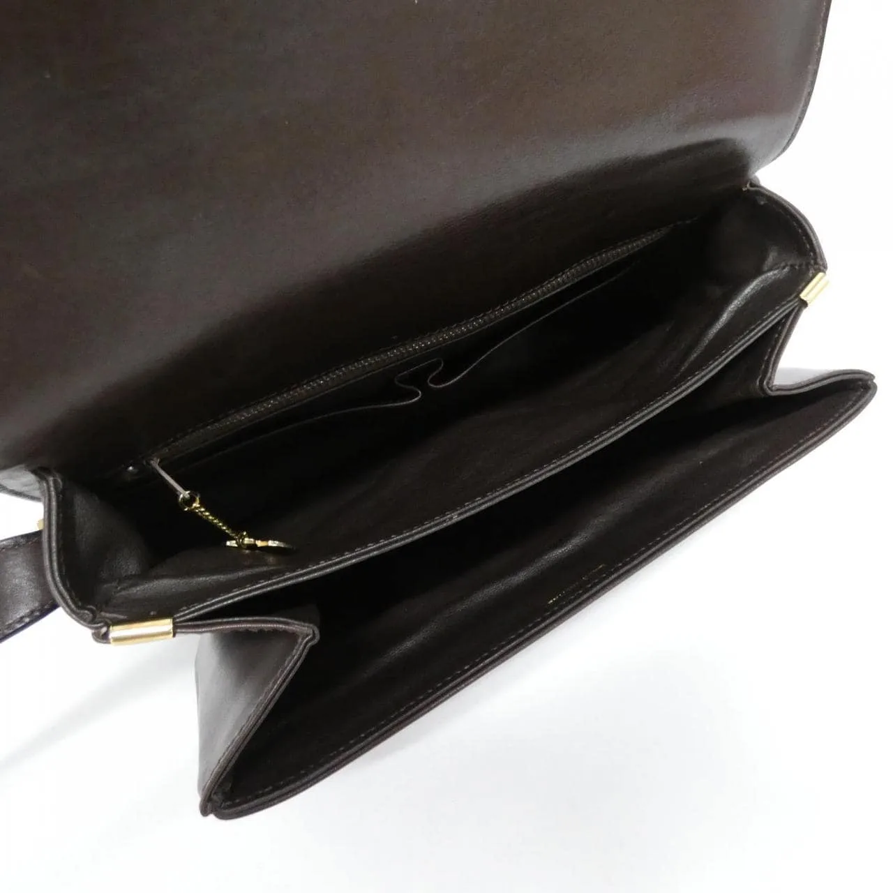 CELINE 肩背包 皮革 棕色 皮革 中古品B - 縮圖 7