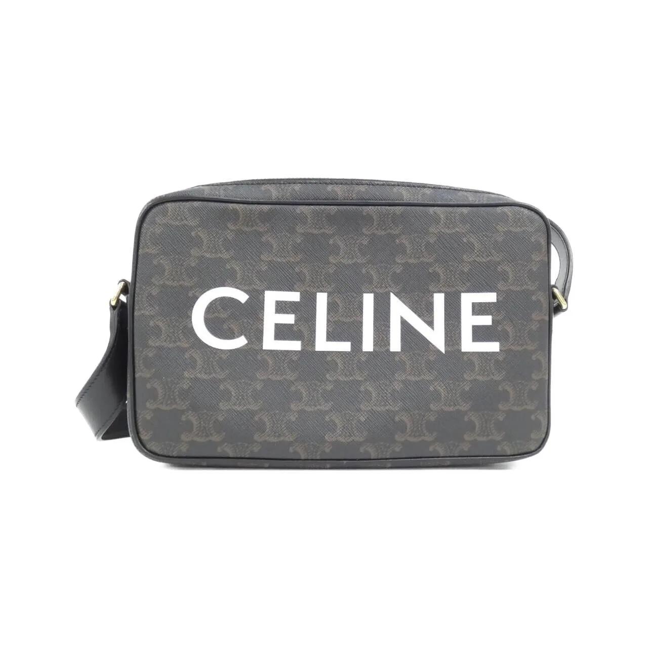 CELINE Triomphe 194502CIM Shoulder Canvas