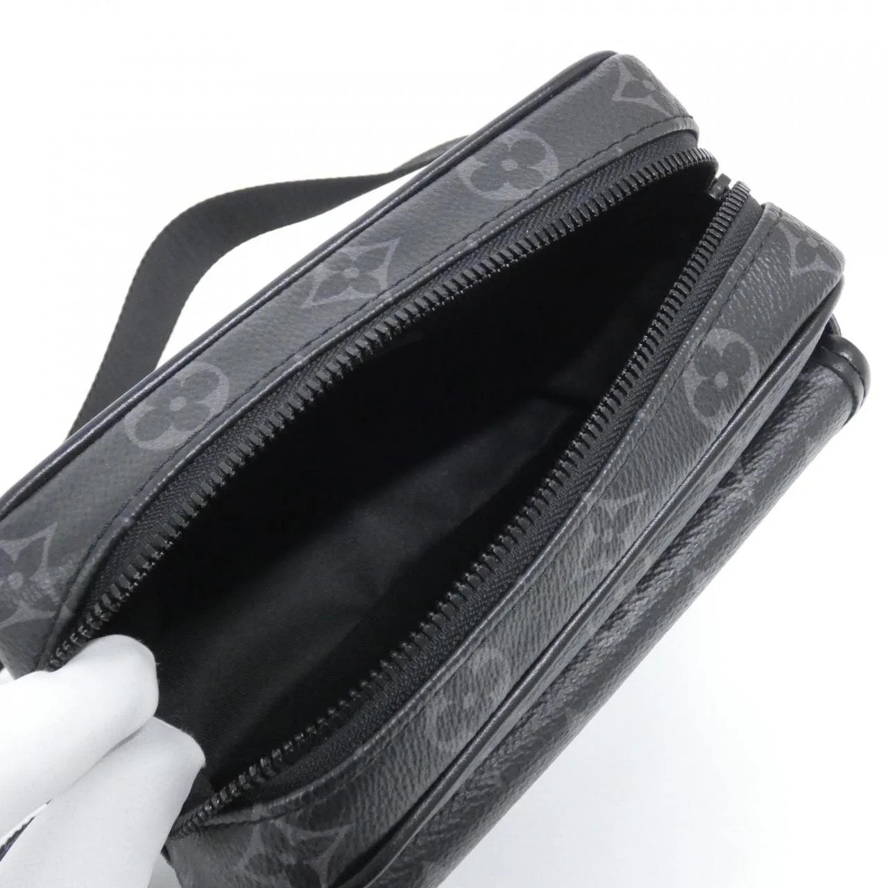 LOUIS VUITTON Eclipse M12518 Shoulder Monogram 黑色 Monogram 中古品A - 縮圖 6