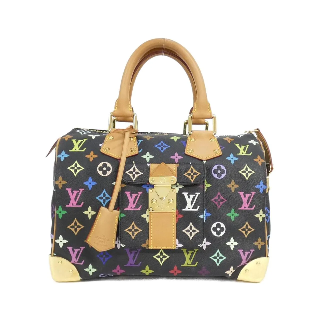 LOUIS VUITTON Speedy M92642 Boston Canvas Multicolor